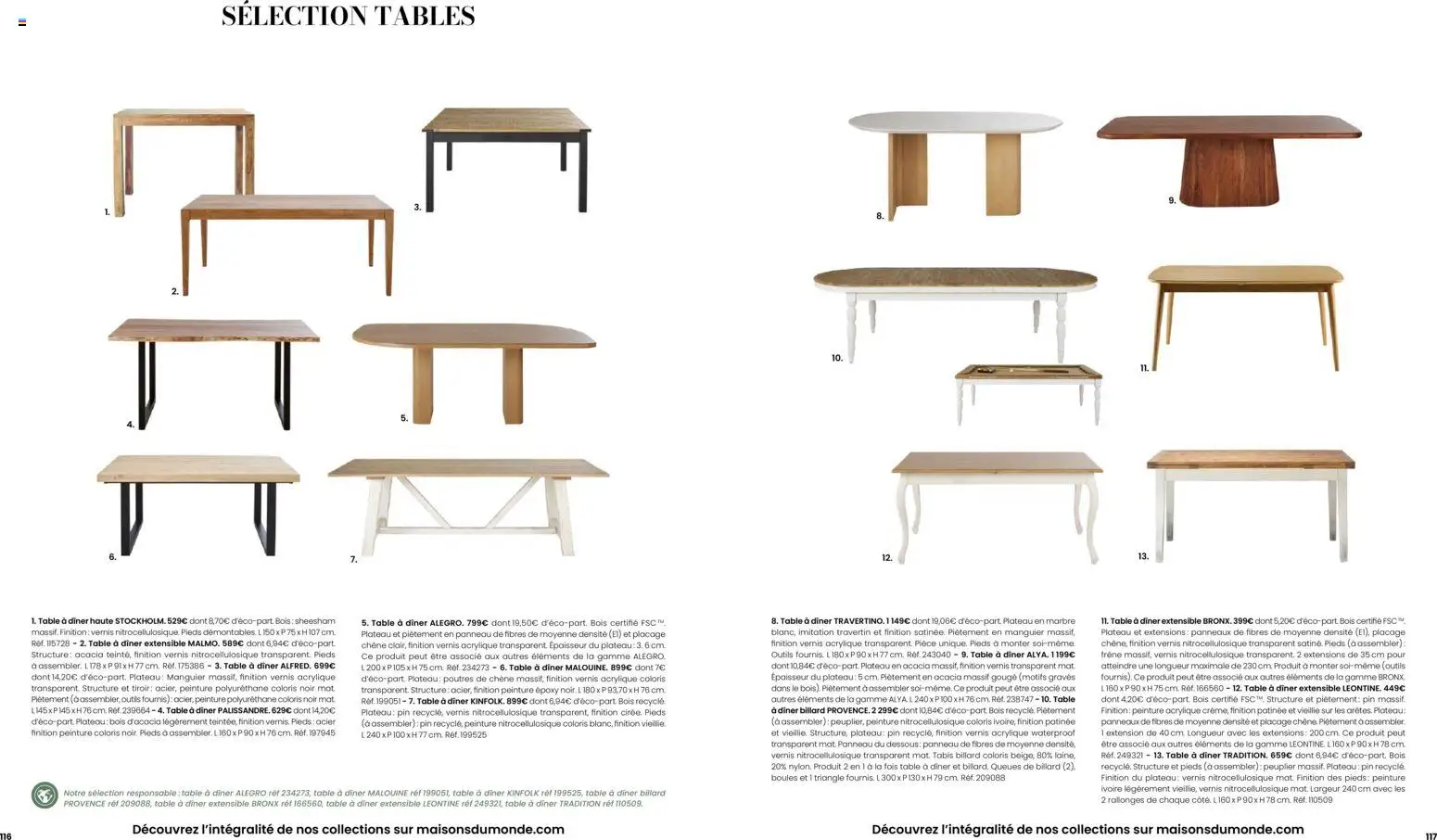 {H1} | Page: 59 | Produits: Plateau, Table