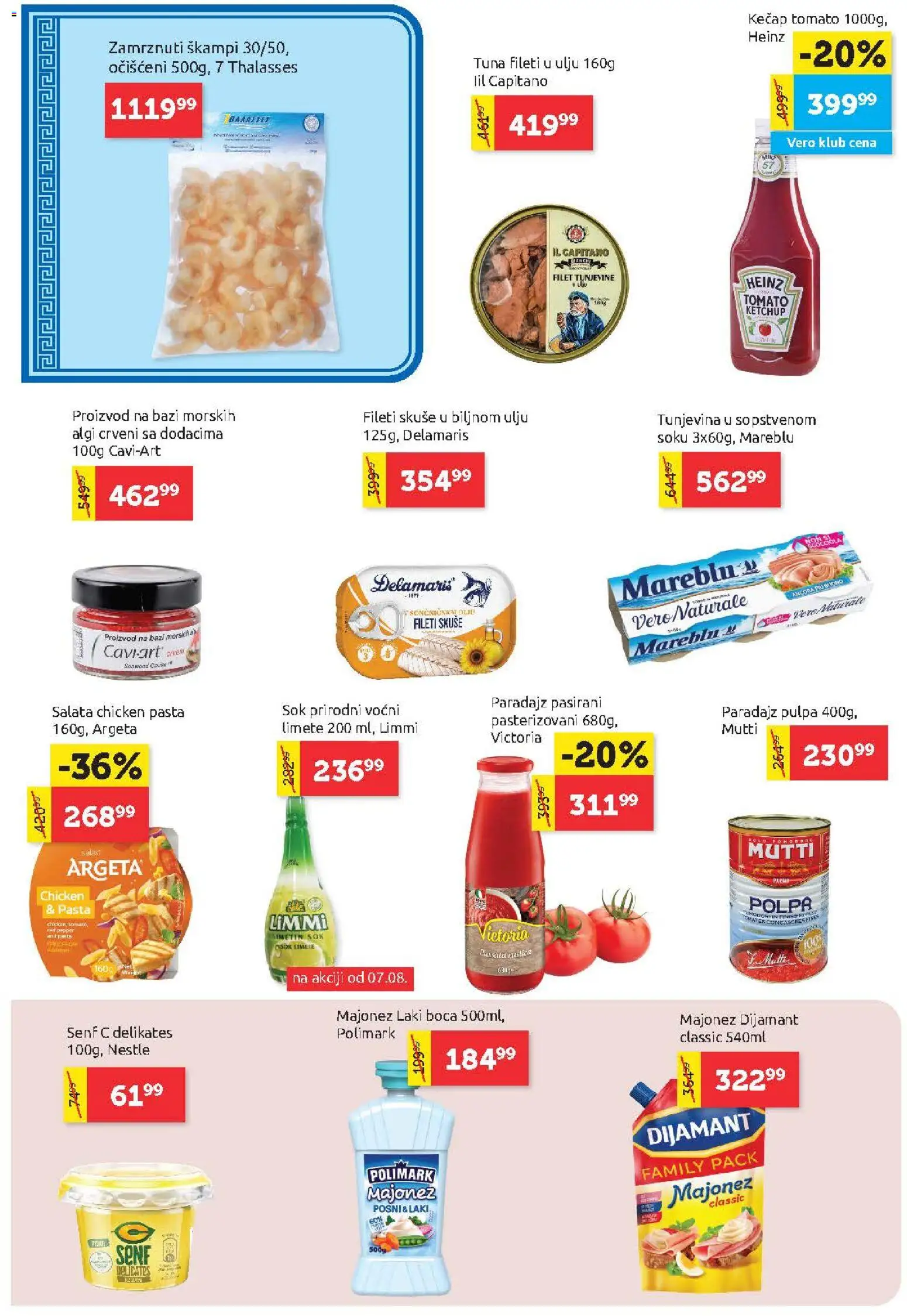SuperVERO katalog - važi od 06.08.2026 | Strana: 8 | Proizvode: Salata, Sok, Heinz, Paradajz