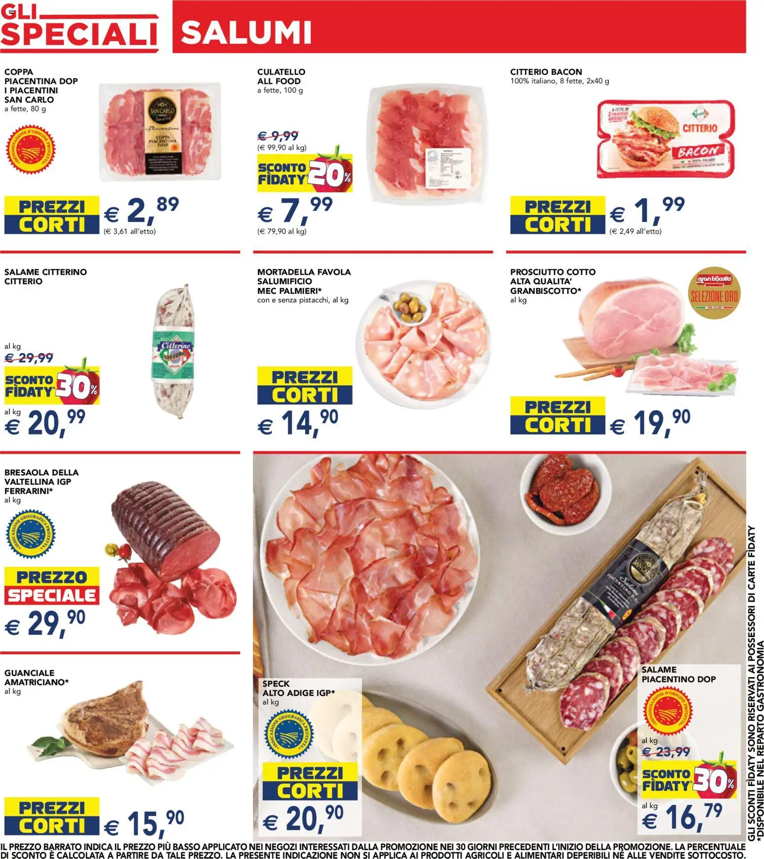 Volantino Esselunga S del 10/09/2026 | Pagina: 2 | Prodotti: Speck, Prosciutto Cotto, Basso, Bacon