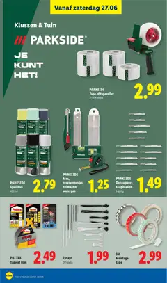 Lidl folder week 26 - Voorbeeld van een folder van Lidl, geldig van 22-06-2026 | Pagina: 41 | Producten: Lijm, Tape