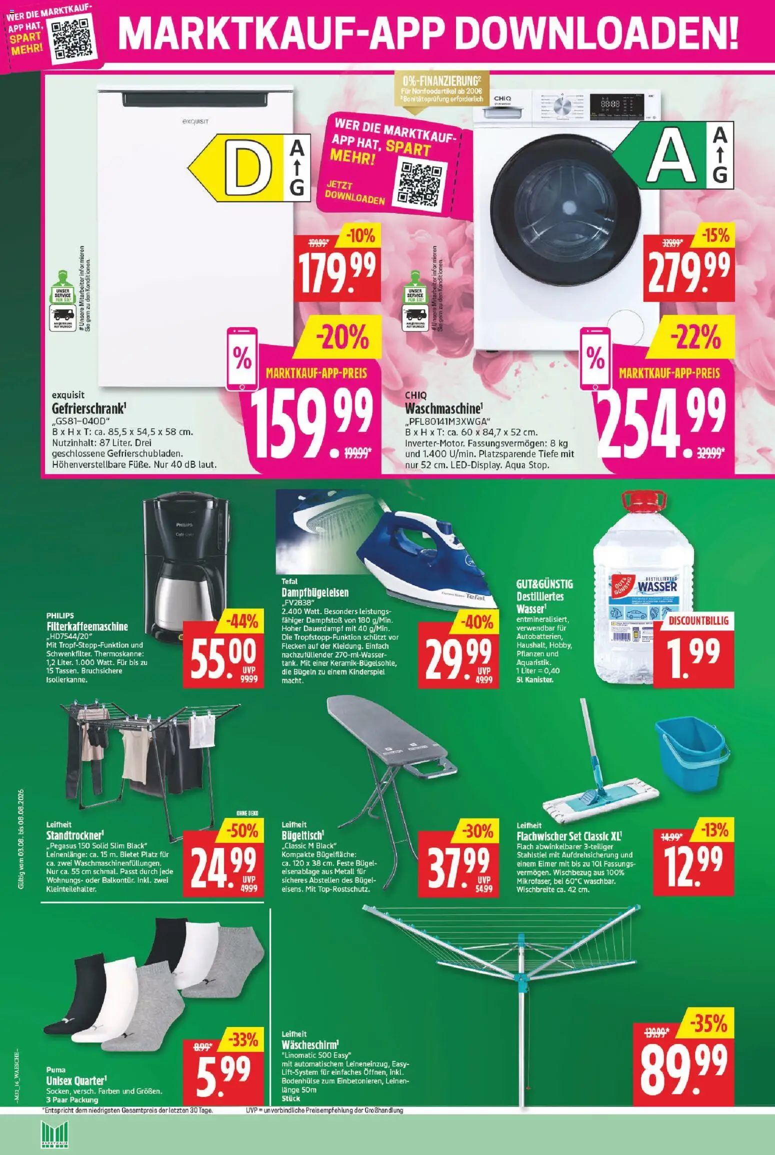 Marktkauf Prospekt – gültig ab 03.08.2026 | Seite: 16 | Produkte: Philips, Wasser, Filterkaffeemaschine