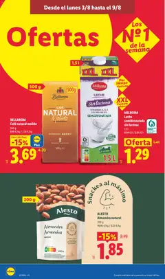 Vista previa BELLAROM Café natural molido, Café natural molido 500 g válido desde el 03/08/2026 | Página: 28