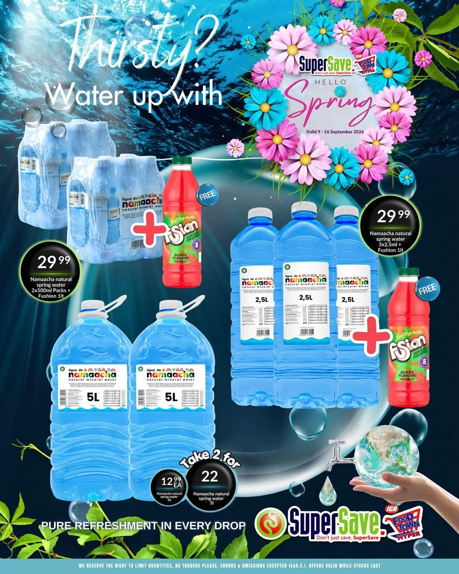 New Super Save catalogue – valid from 09/09/2026 | Page: 36 | Products: Mineral water, Water