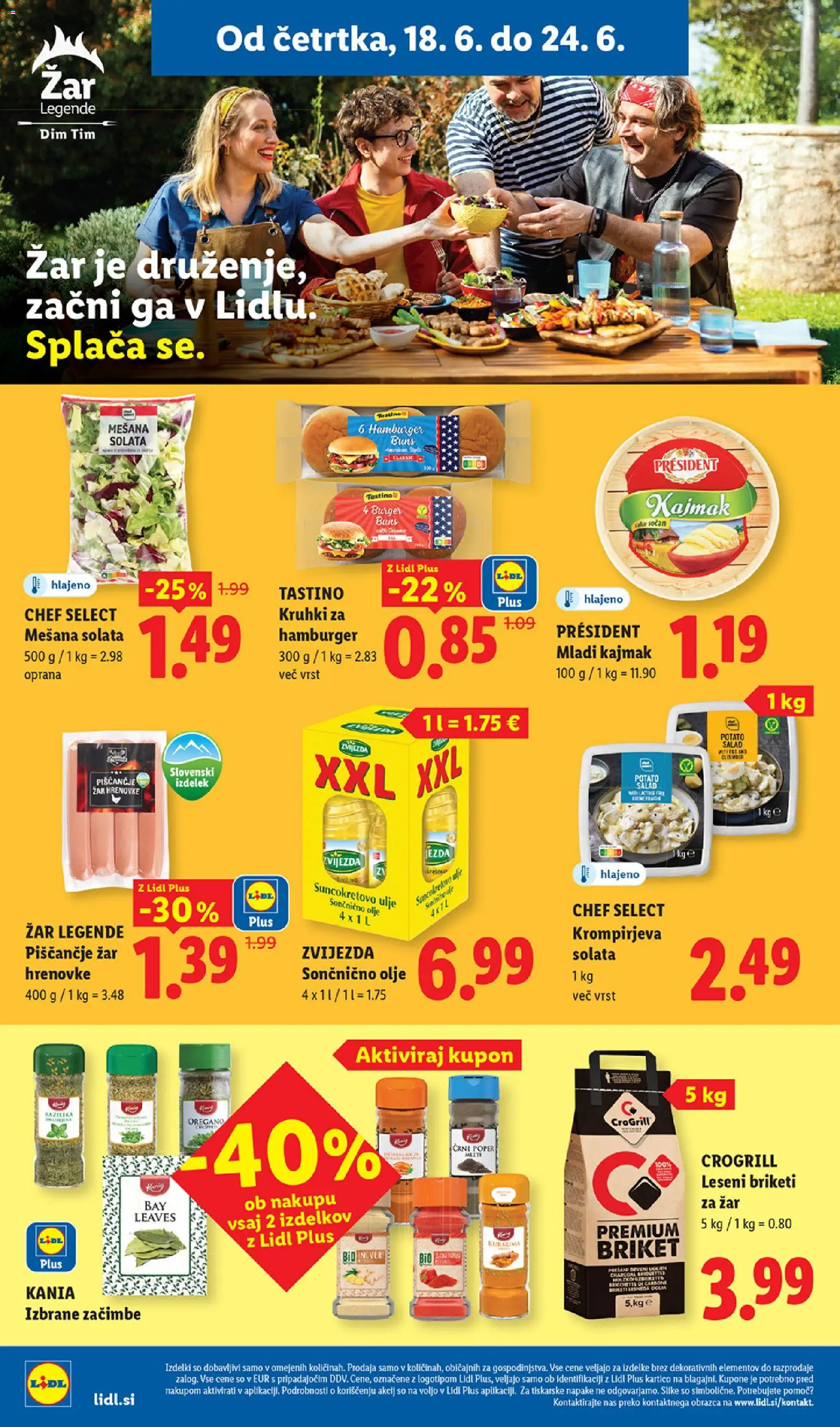 Novi Lidl katalog ponudbe – veljaven od 18.06.2026 | Stran: 8 | Izdelki: Zar, Solata, Zacimbe, Poper