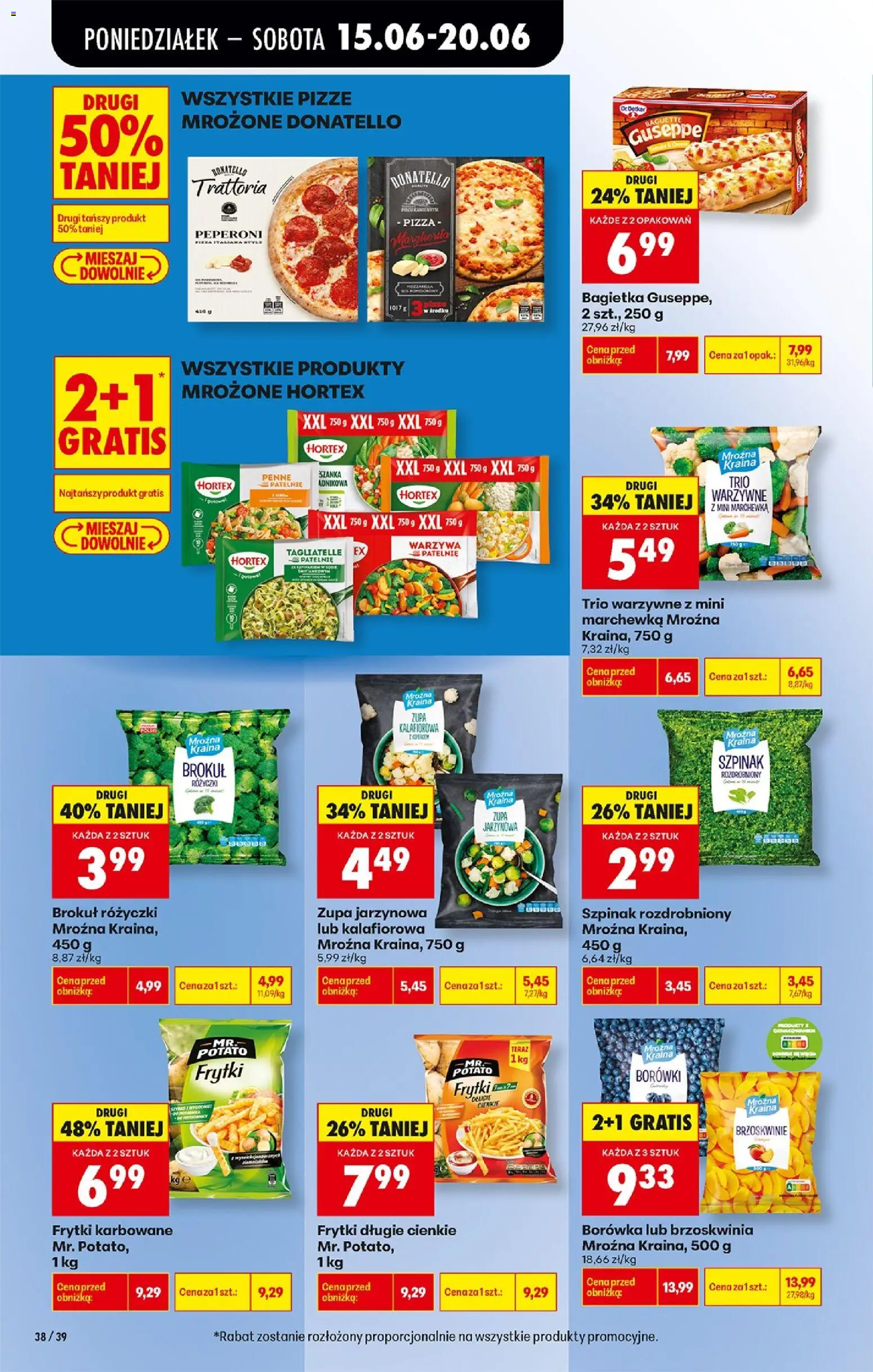 Biedronka gazetka od poniedziałku od 15.06.2026 | Strona: 50 | Produkty: Bagietka, Frytki karbowane, Zupa, Marchewka
