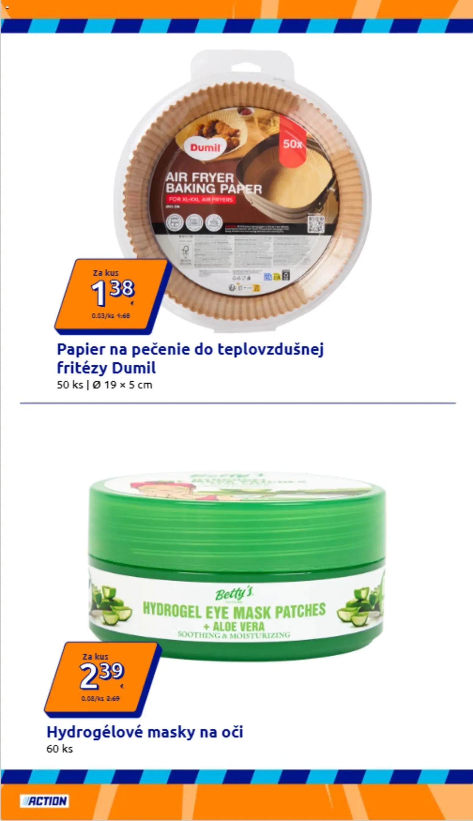 Nové Action akcie – leták je platný od 02.09.2026 | Strana: 30 | Produkty: Aloe Vera, Masky, Papier na pečenie