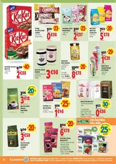 E.leclerc katalog akcije – veljaven od 30.09.2026 | Stran: 22 | Izdelki: Moka, Puding, Kava, Kosmici