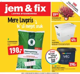 Jem & fix - Tilbudsavis uge 35 gyldig fra 23/08/2026