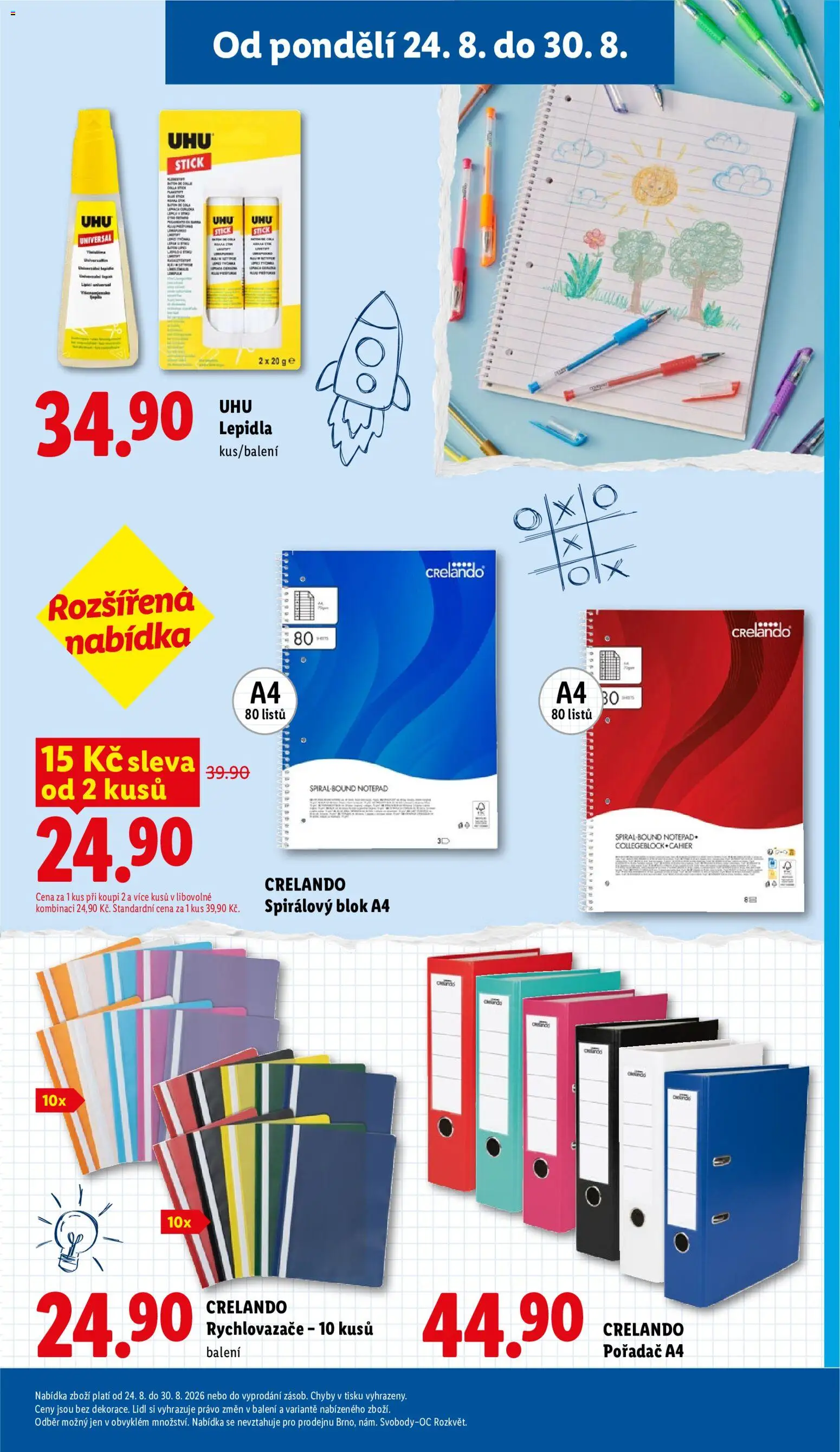 Lidl leták - Spotřební zboží od 24.08.2026 | Strana: 7 | Produkty: Notebook, Blok
