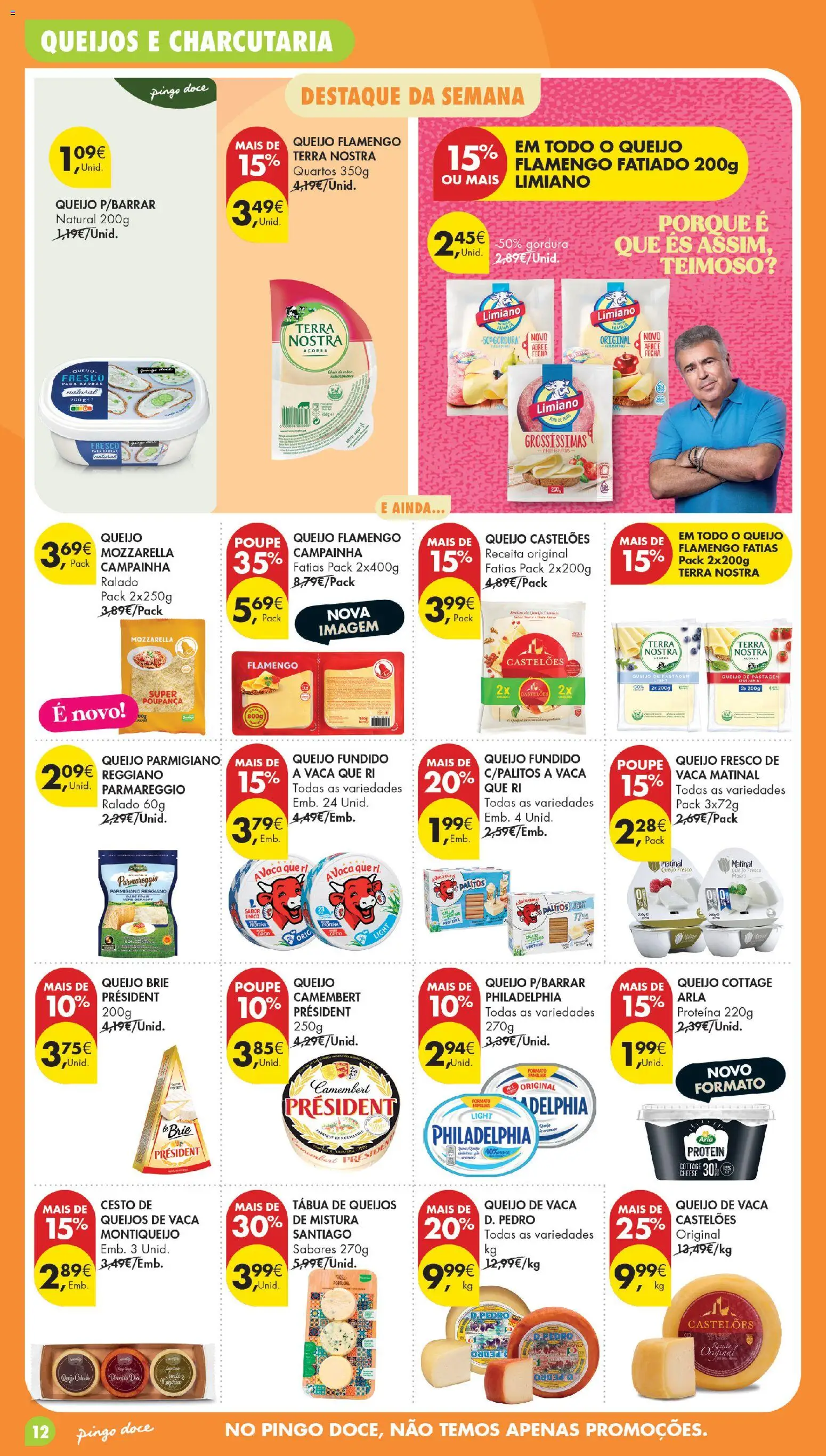 Pingo Doce Poupe Esta Semana Madeira │ válido de 29/09/2026 | Página: 12 | Produtos: Queijo cottage, Campainha, Queijo fundido, Queijo
