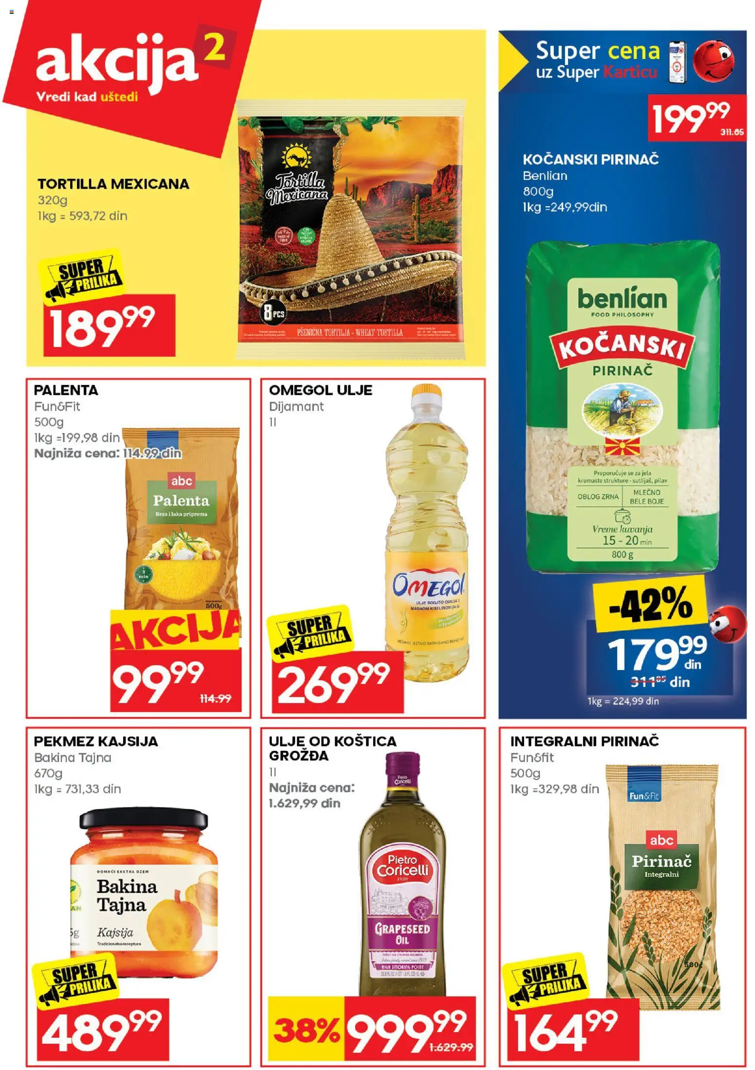 Roda katalog - važi od 17.08.2026 | Strana: 35 | Proizvode: Palenta, Kajsija, Integralni pirinač, Pirinač