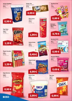 Boso Katalog - Pregled kataloga iz trgovine Boso, vrijedi od 18.06.2026 | Stranica: 8 | Proizvodi: Flips, Paprika, Čips, Štapići