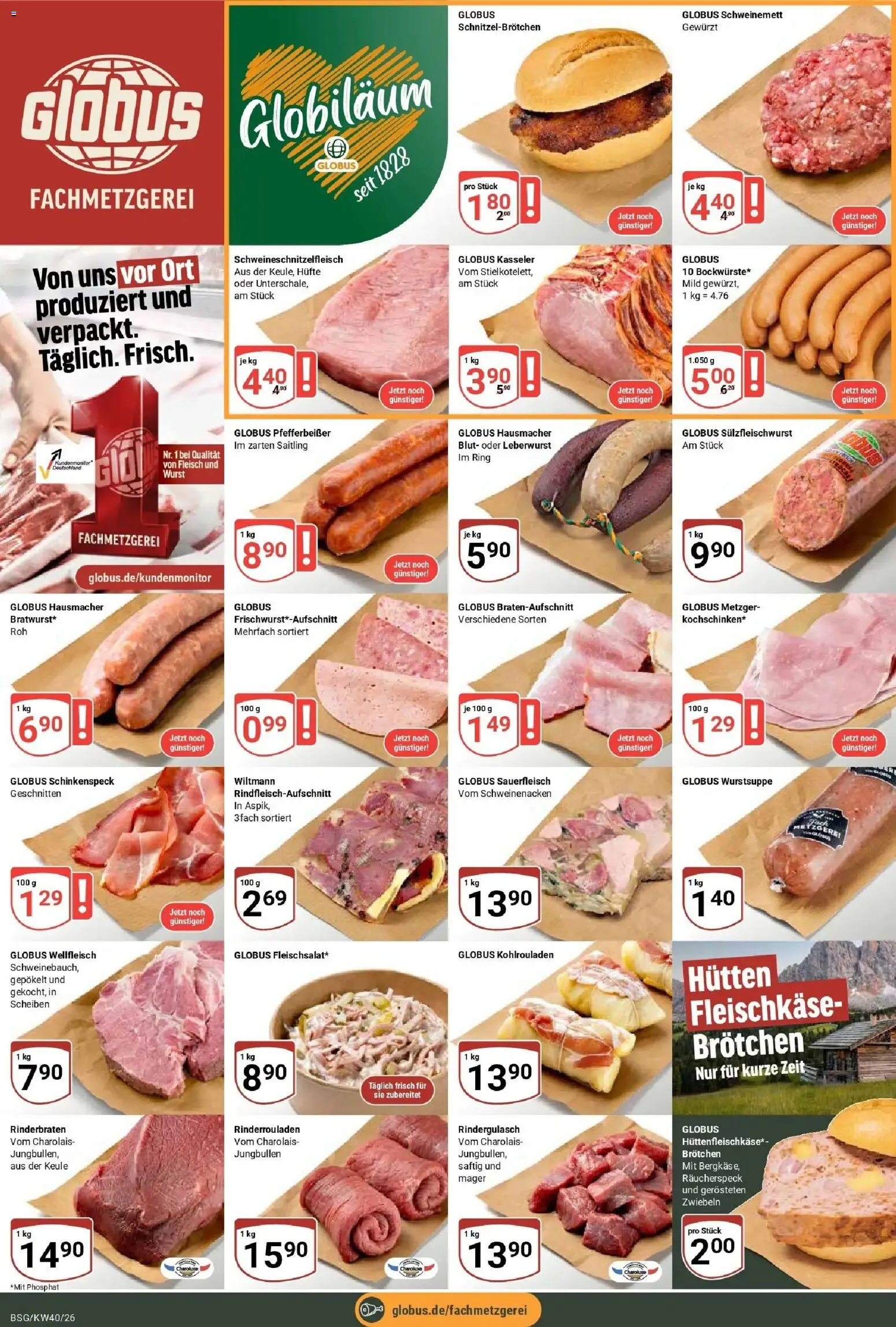 Globus Prospekt Braunschweig (ab 28.09.2026) » Angebote online | Seite: 9 | Produkte: Rindergulasch, Schweinenacken, Zwiebeln, Fleisch