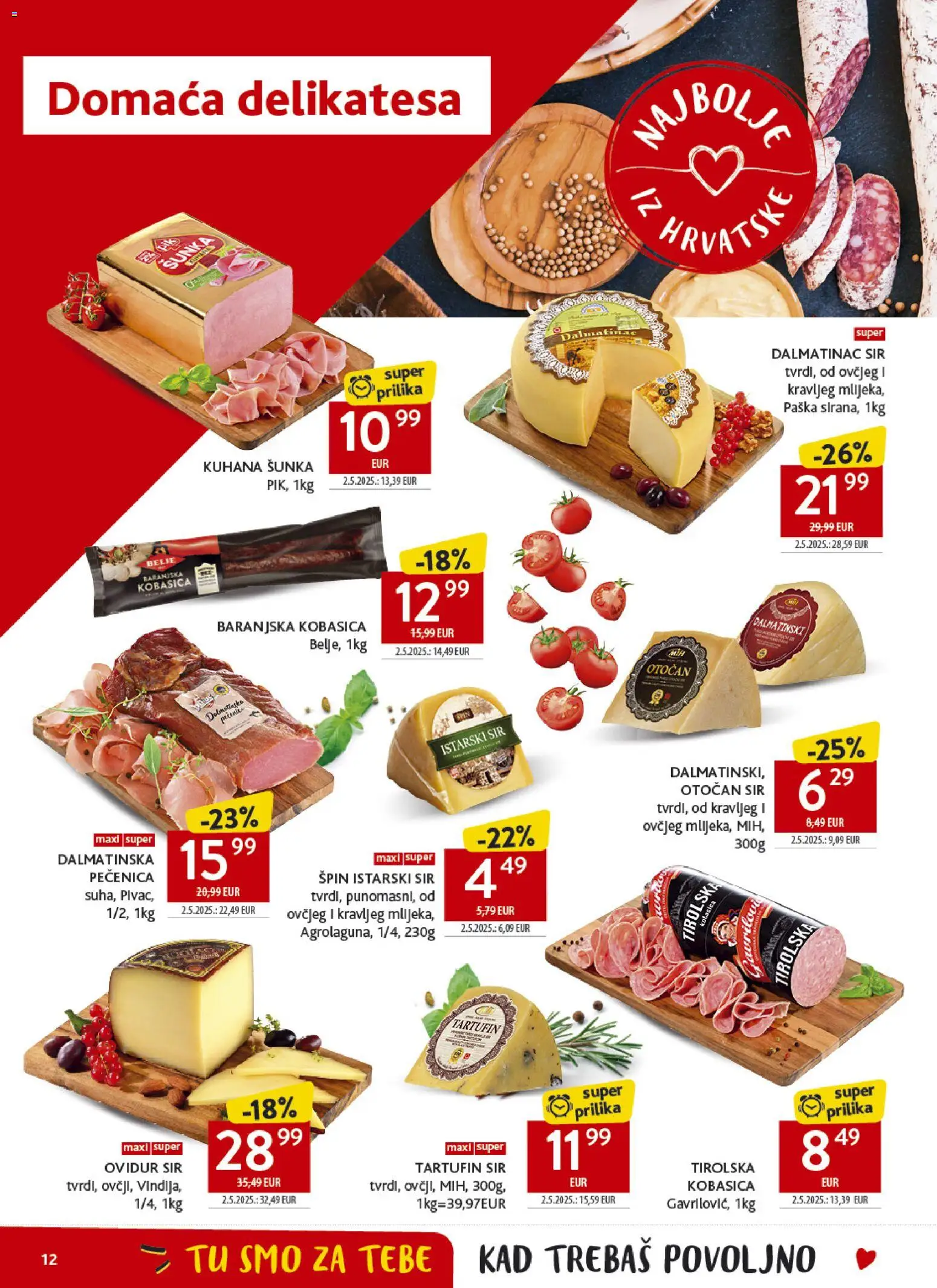 Konzum HR akciós ujság - amely érvényes a következő dátumtól: 13.05.2026 | Oldal: 12