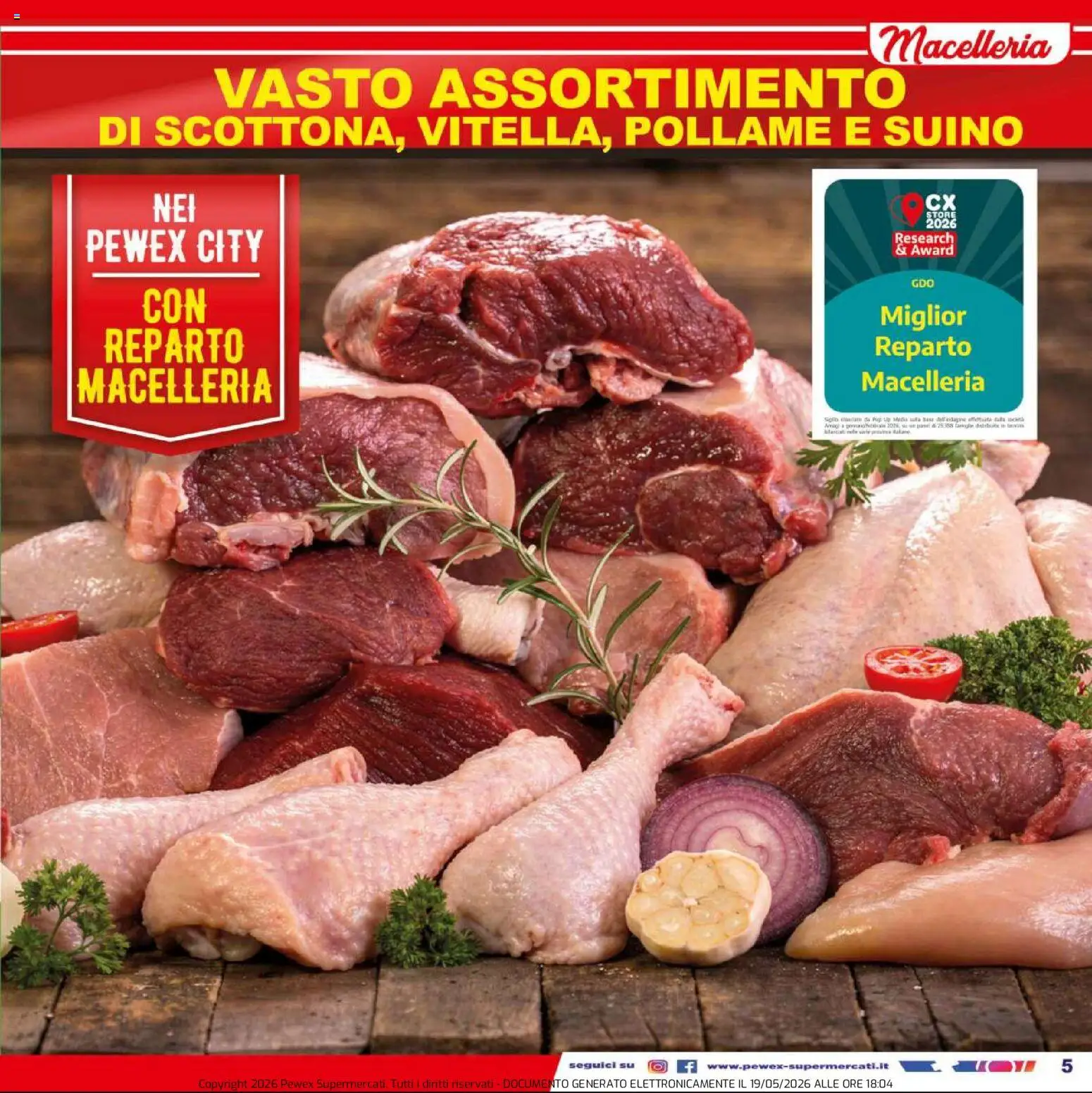 Volantino Pewex del 20.05.2026 | Pagina: 5 | Prodotti: Suino