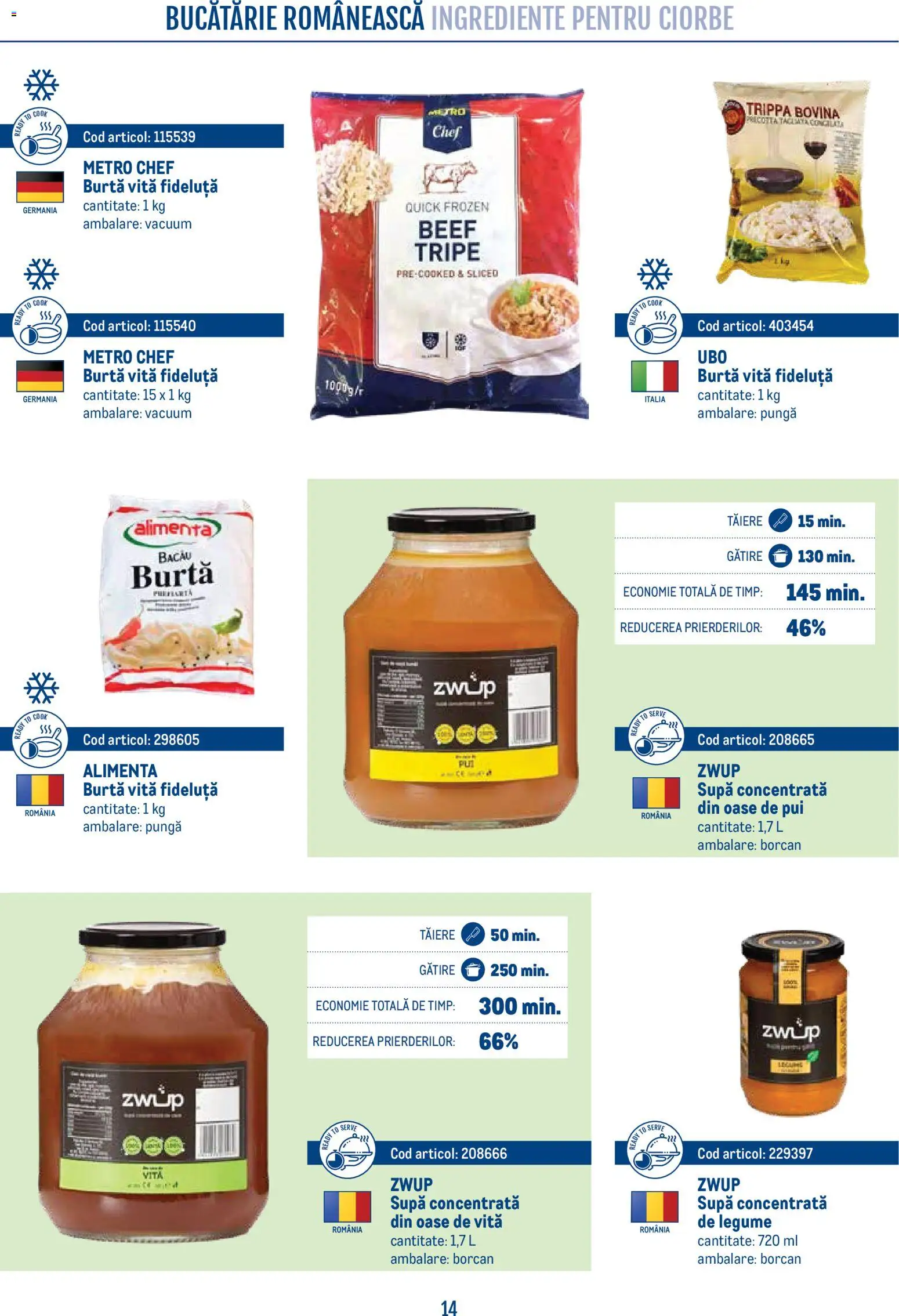 Noul catalog Metro – valabil de la 21.04.2026 | Pagină: 14 | Produse: Bucătărie, Pui, Borcan, Legume