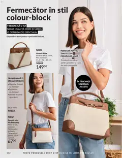 Ofertele Avon valabile de la 01.05.2026 | Pagină: 134 | Produse: Curea, Geantă, Mâner