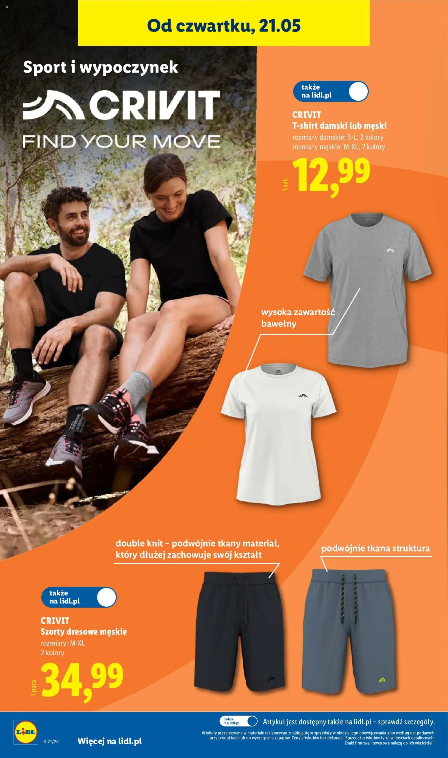 Lidl Katalog od 18.05.2026 | Strona: 26 | Produkty: Szorty
