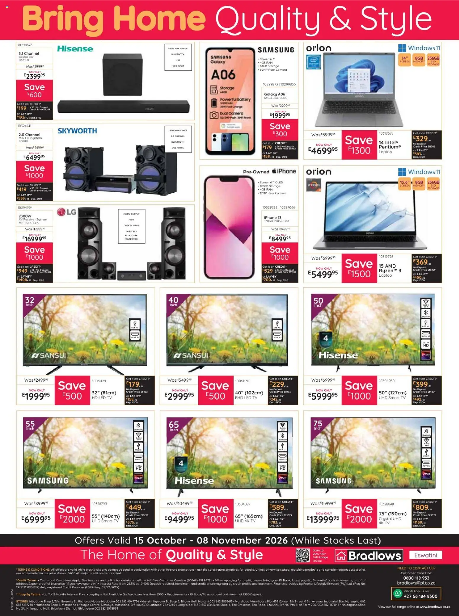New Bradlows catalogue – valid from 15/10/2026 | Page: 8