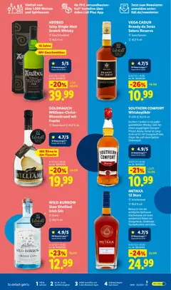 Náhled letáku Lidl Německo leták - Wein & Spirituosen od 01.06.2026 | Strana: 5 | Produkty: Víno, Gin, Ginger Ale, Whisky