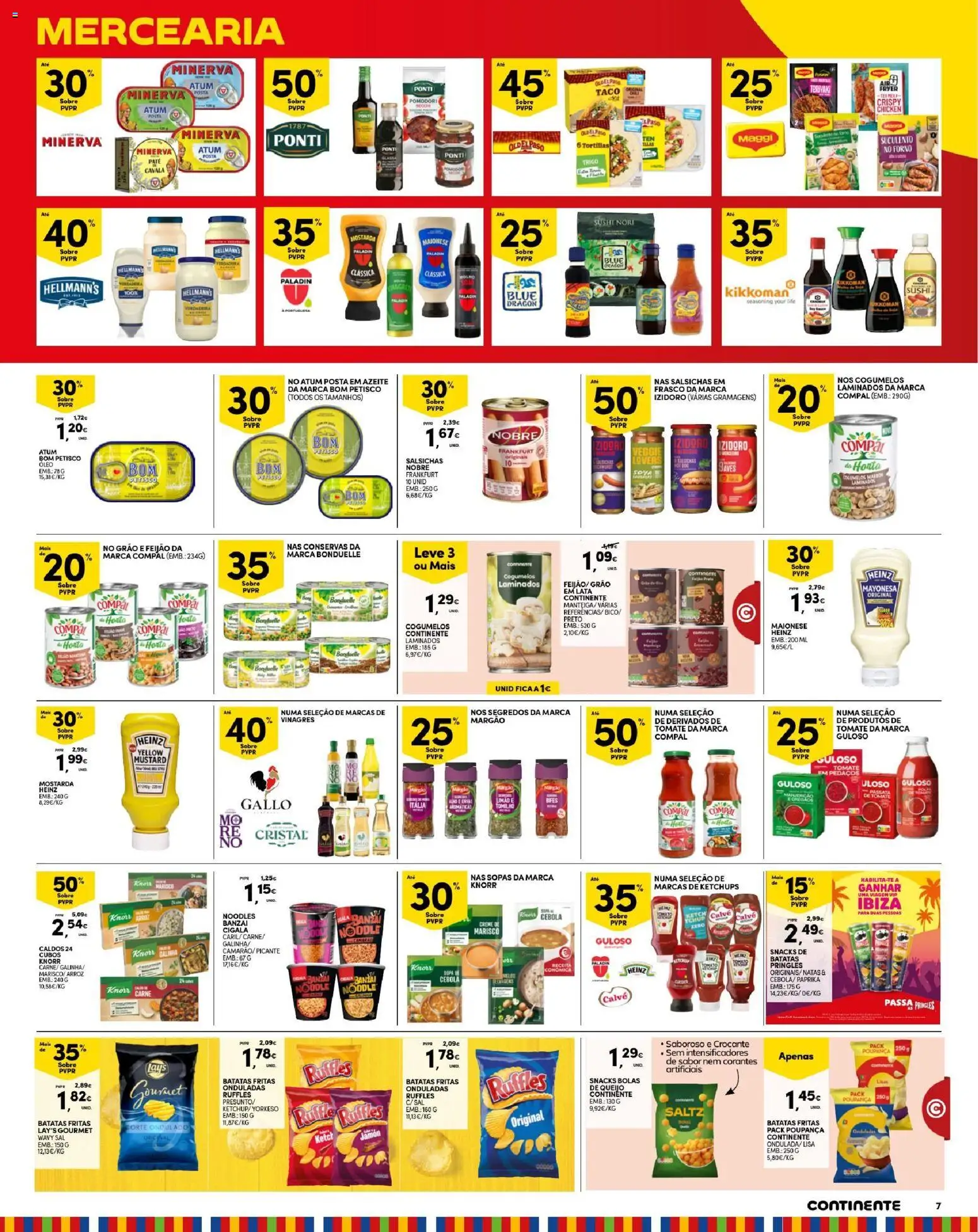 Continente Madeira │ válido de 25/08/2026 | Página: 7 | Produtos: Forno, Sal, Cebola, Batatas fritas