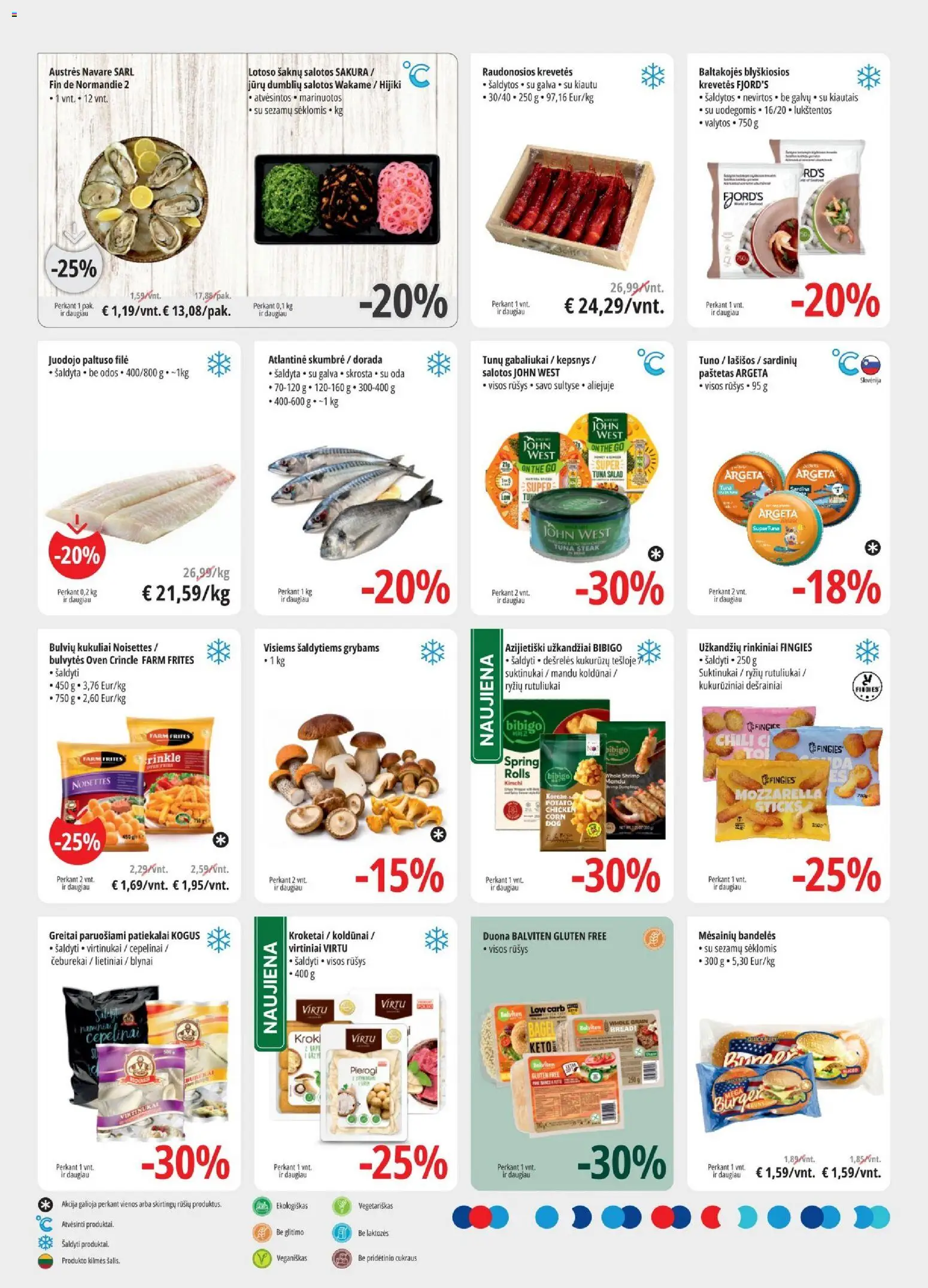 ePromo akcijos nuo 2026.07.15 | Puslapis: 4 | Prekių: Salotos, Dešrelės, Bandelės, Duona