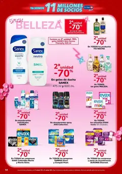Vista previa Carrefour folleto válido desde el 12.05.2026 | Página: 54 | Productos: Salvaslips, Tampones, Γλυφιτζούρι, Ducha