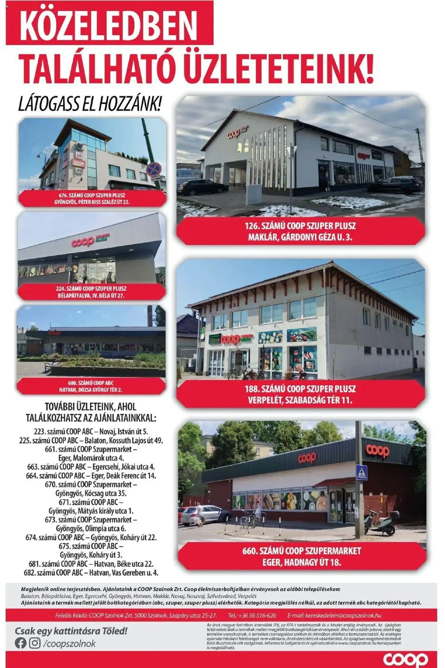 COOP Szolnok akciós újság Gyöngyös - 2026.08.17. -tól/töl > akció, lapozható szórólap 🛍️ | Oldal: 7 | Termékek: Vas