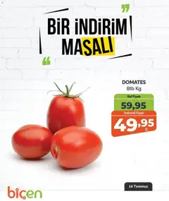 14 Temmuz 2026 tarihinden itibaren geçerli olan Biçen Market kataloğu önizlemesi