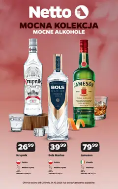 Pogląd oferty "Netto gazetka - Mocne alkohole" - ważna od 12.10.2026