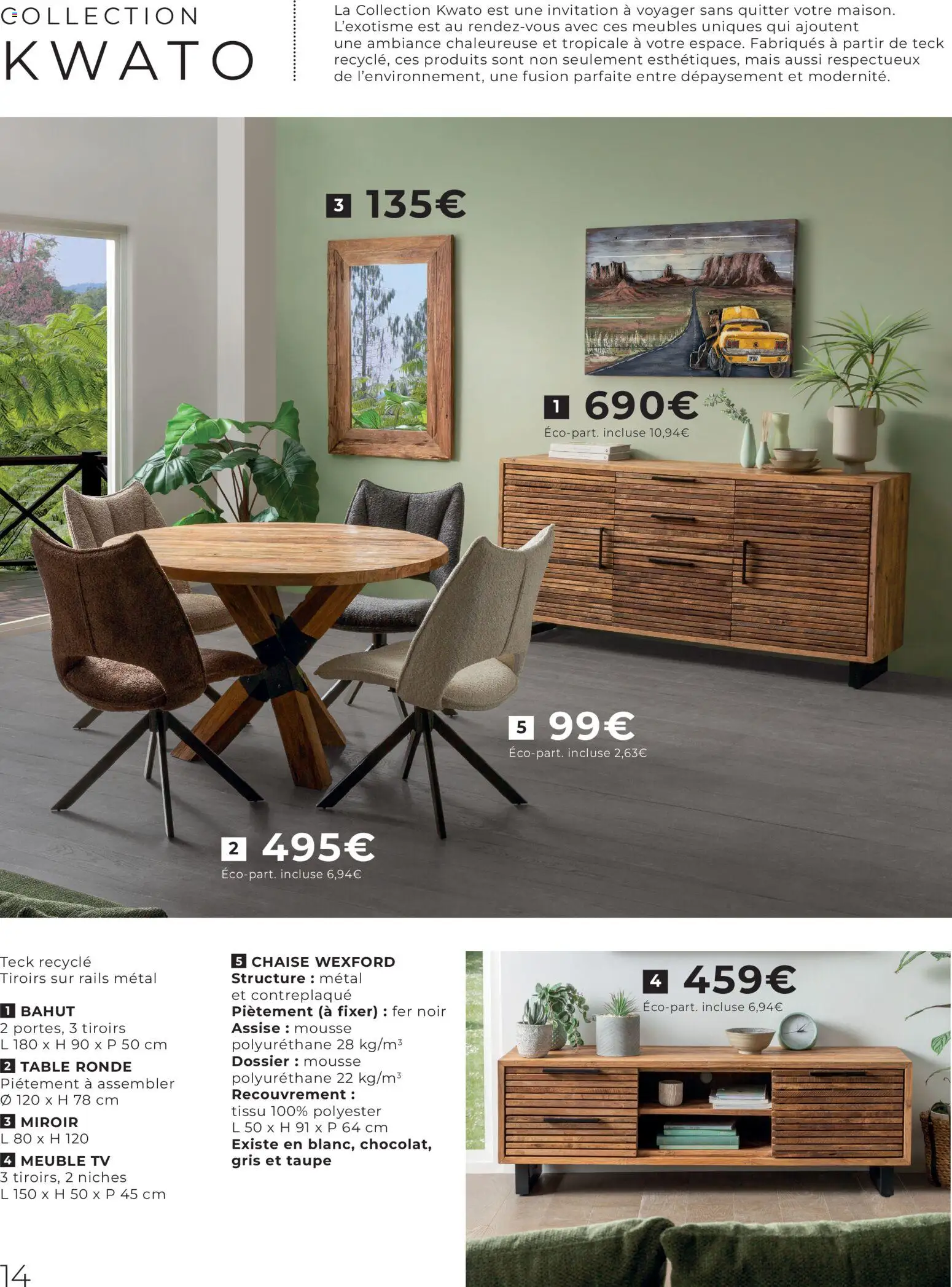 {H1} | Page: 14 | Produits: Meuble, Mais, Mousse, Chaise