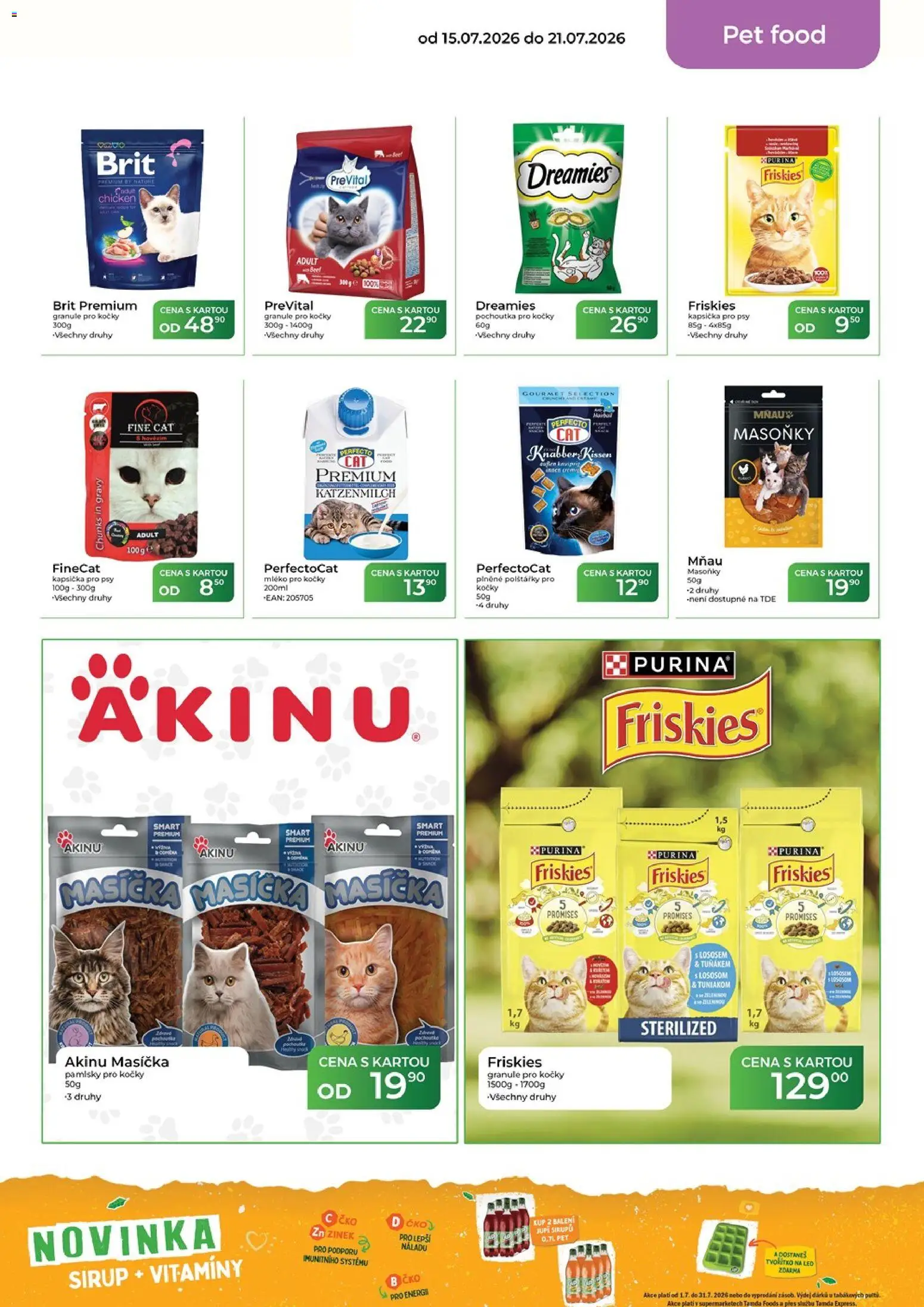 Tamda Foods leták od 15.07.2026 | Strana: 49 | Produkty: Polštářky, Vitamíny, Tvořítko na led, LED