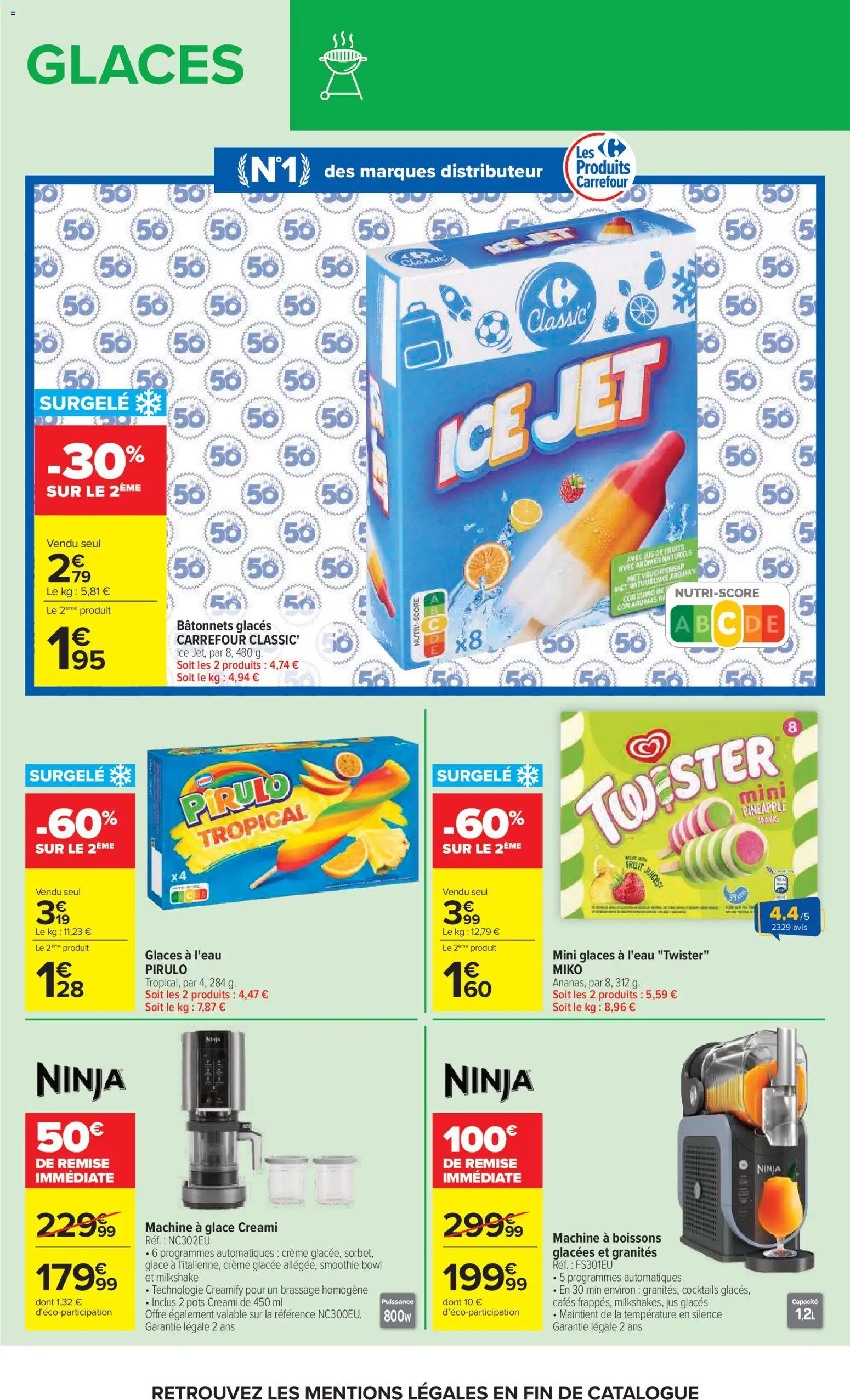 {H1} | Page: 25 | Produits: Machine à glace, Smoothie, Cocktails, Crème