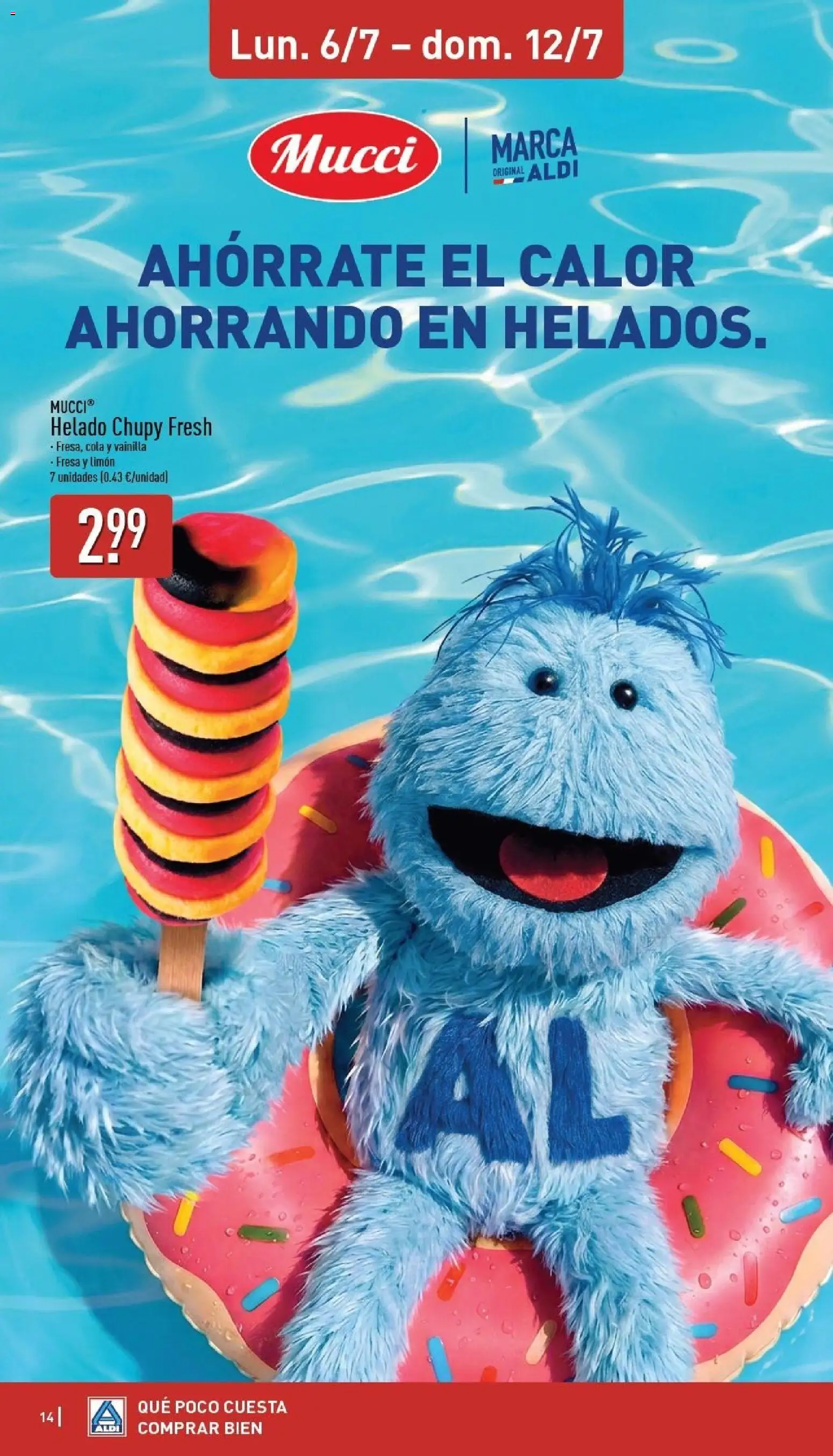 Aldi folleto Península │ válido desde el 06/07/2026 | Página: 14 | Productos: Limón, Helado, Vainilla