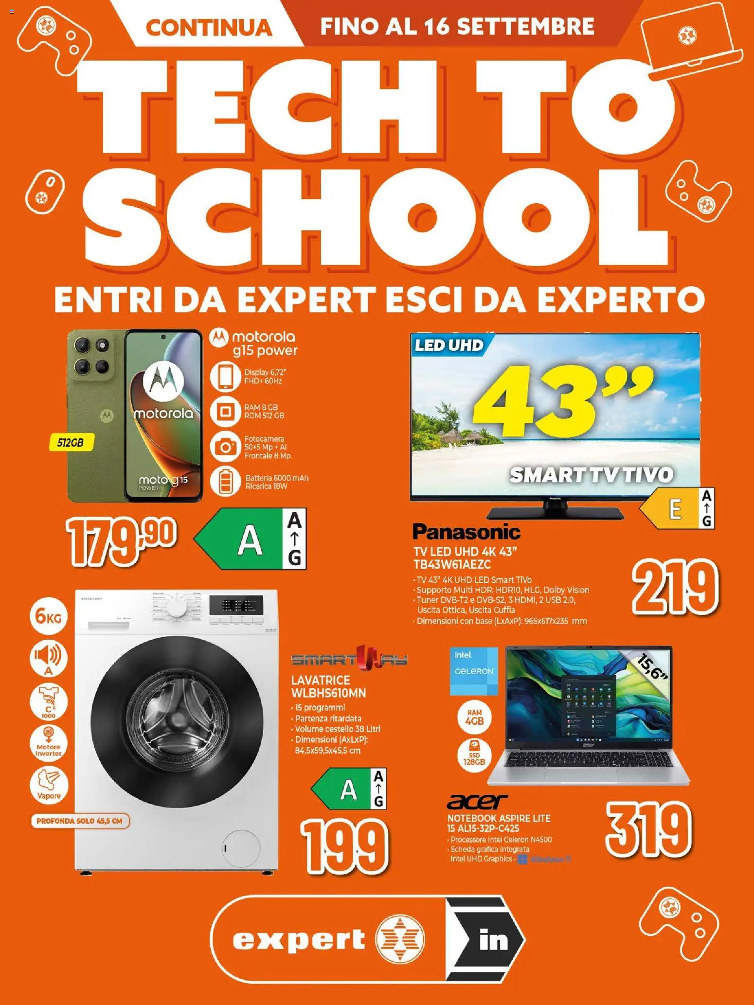 Volantino Ipercoop del 03/09/2026 | Pagina: 1 | Prodotti: Notebook, smart TV, TV, Batteria