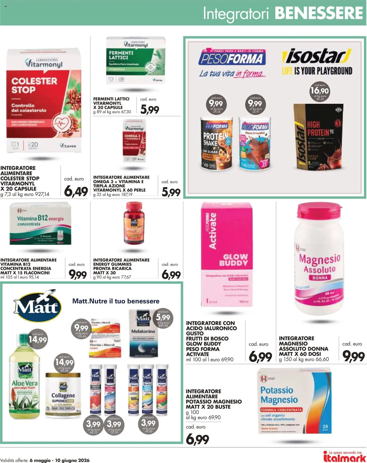 Volantino Italmark del 06.05.2026 | Pagina: 17 | Prodotti: Integratore alimentare, Aloe vera