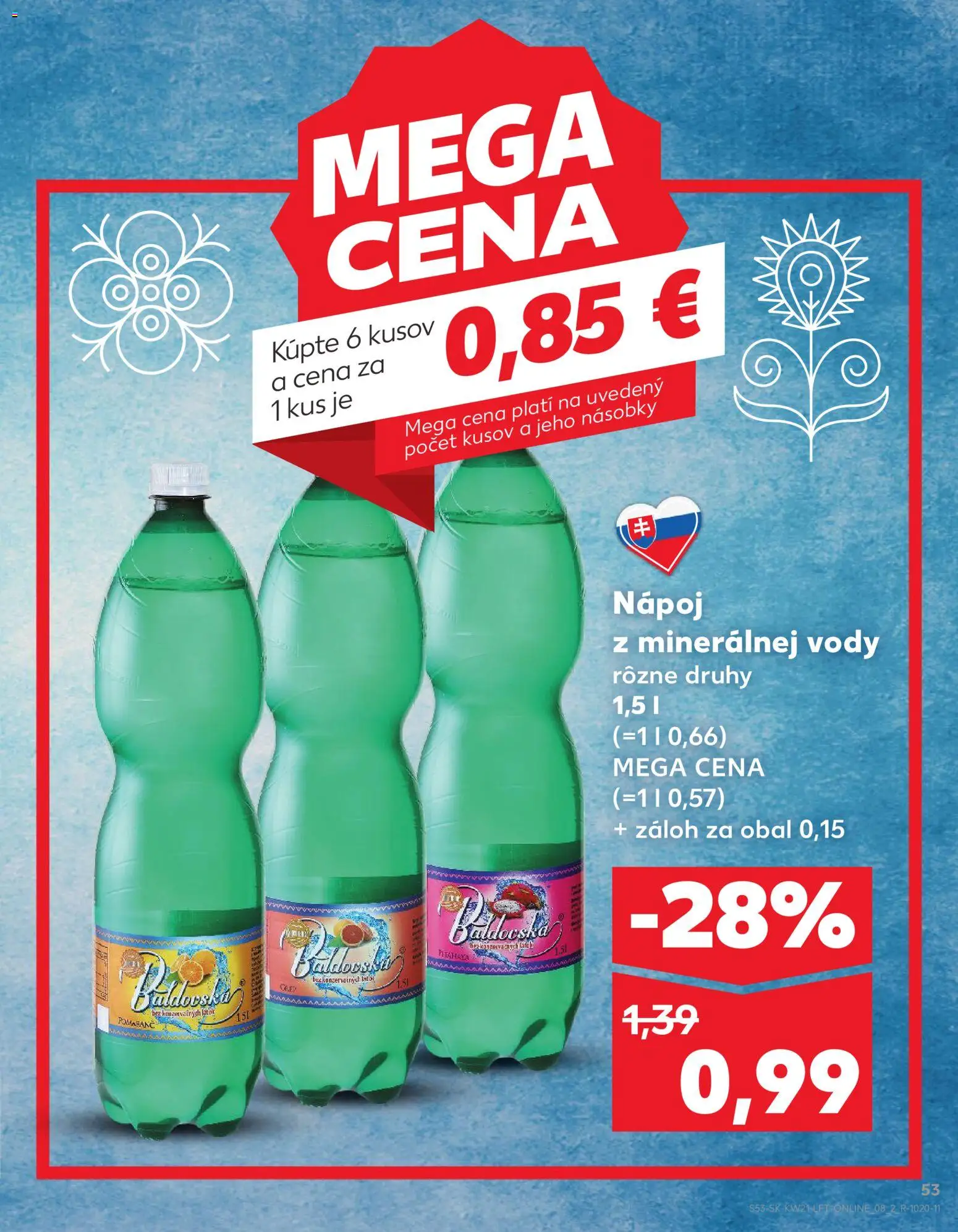 Kaufland SK akciós ujság - amely érvényes a következő dátumtól: 21.05.2026 | Oldal: 53