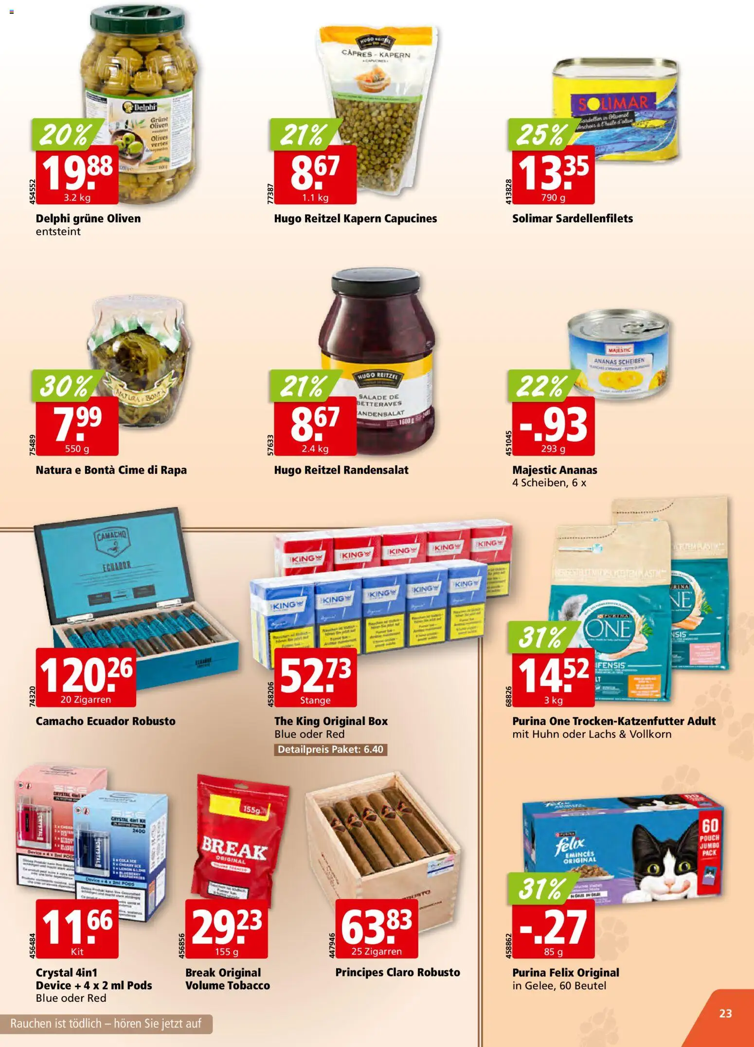 Aligro aktionen – gültig ab 25.05.2026 | Seite: 23 | Produkte: Box, Lachs, Ananas