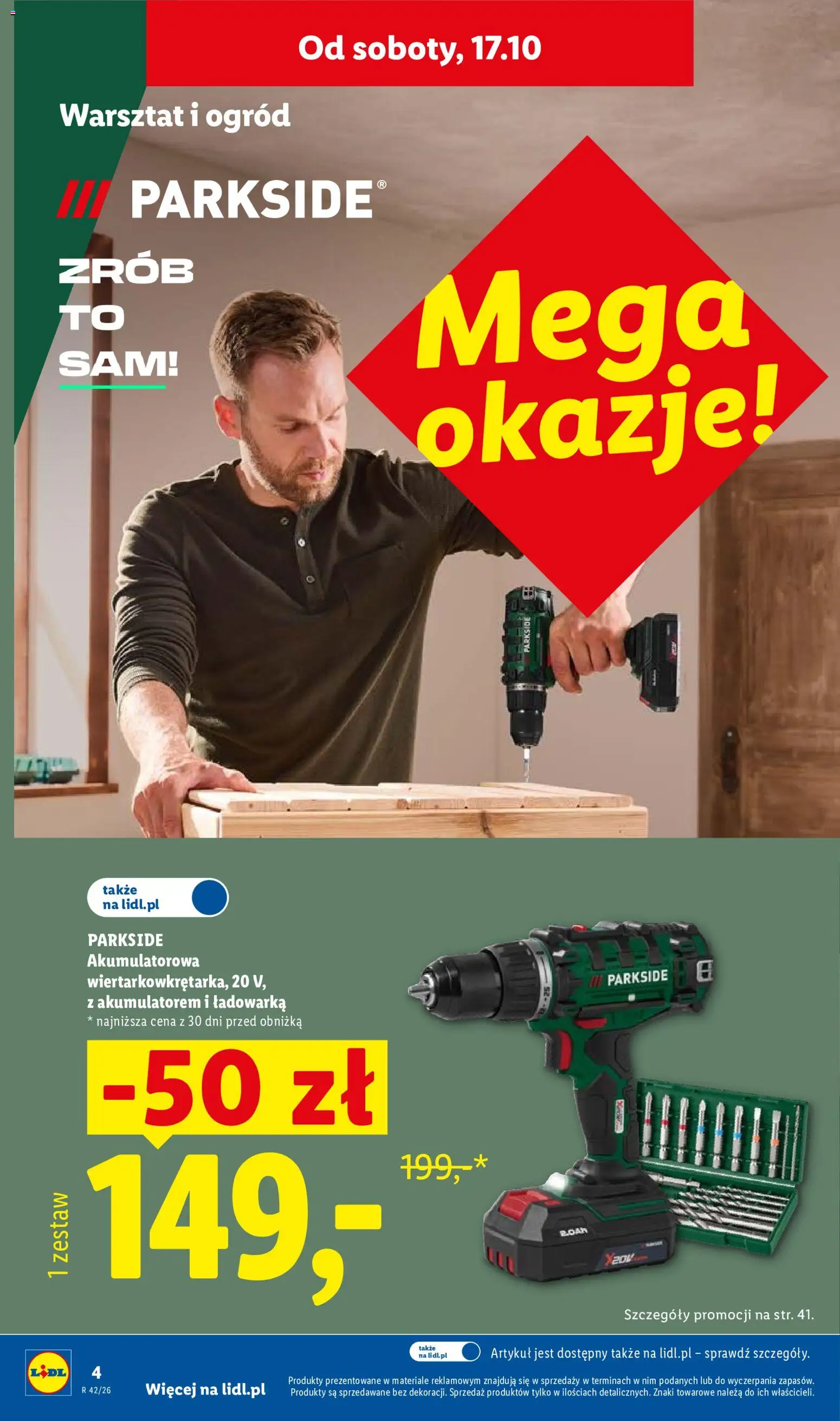 Lidl Polsko katalog od 12.10.2026 | Strana: 4 | Produkty: Parkside