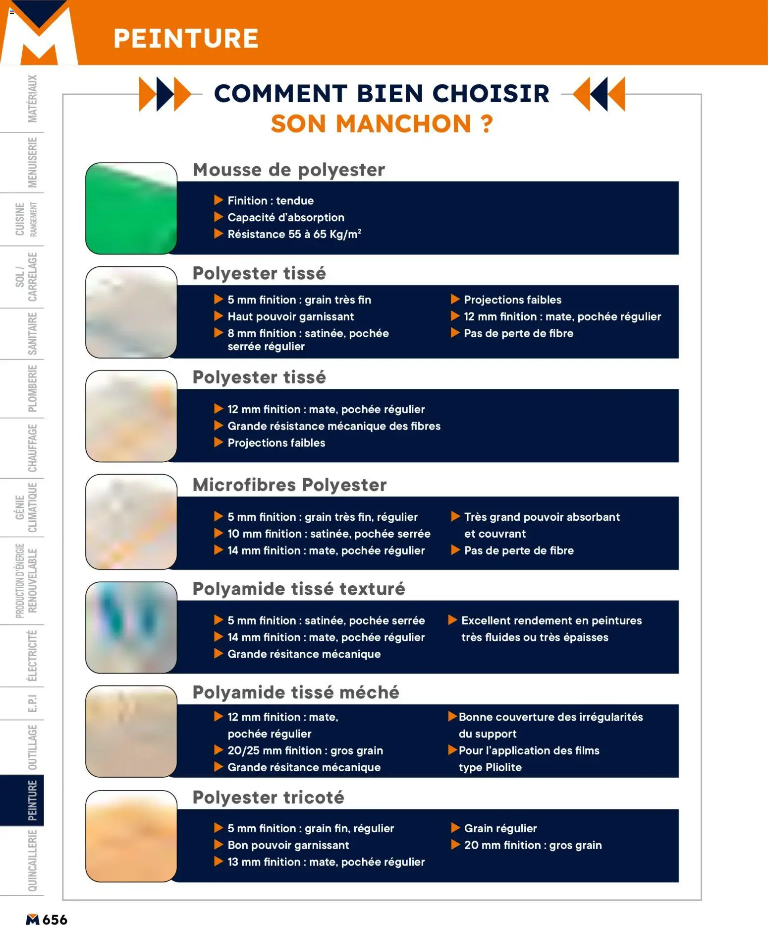 {H1} | Page: 656 | Produits: Mousse, Couverture