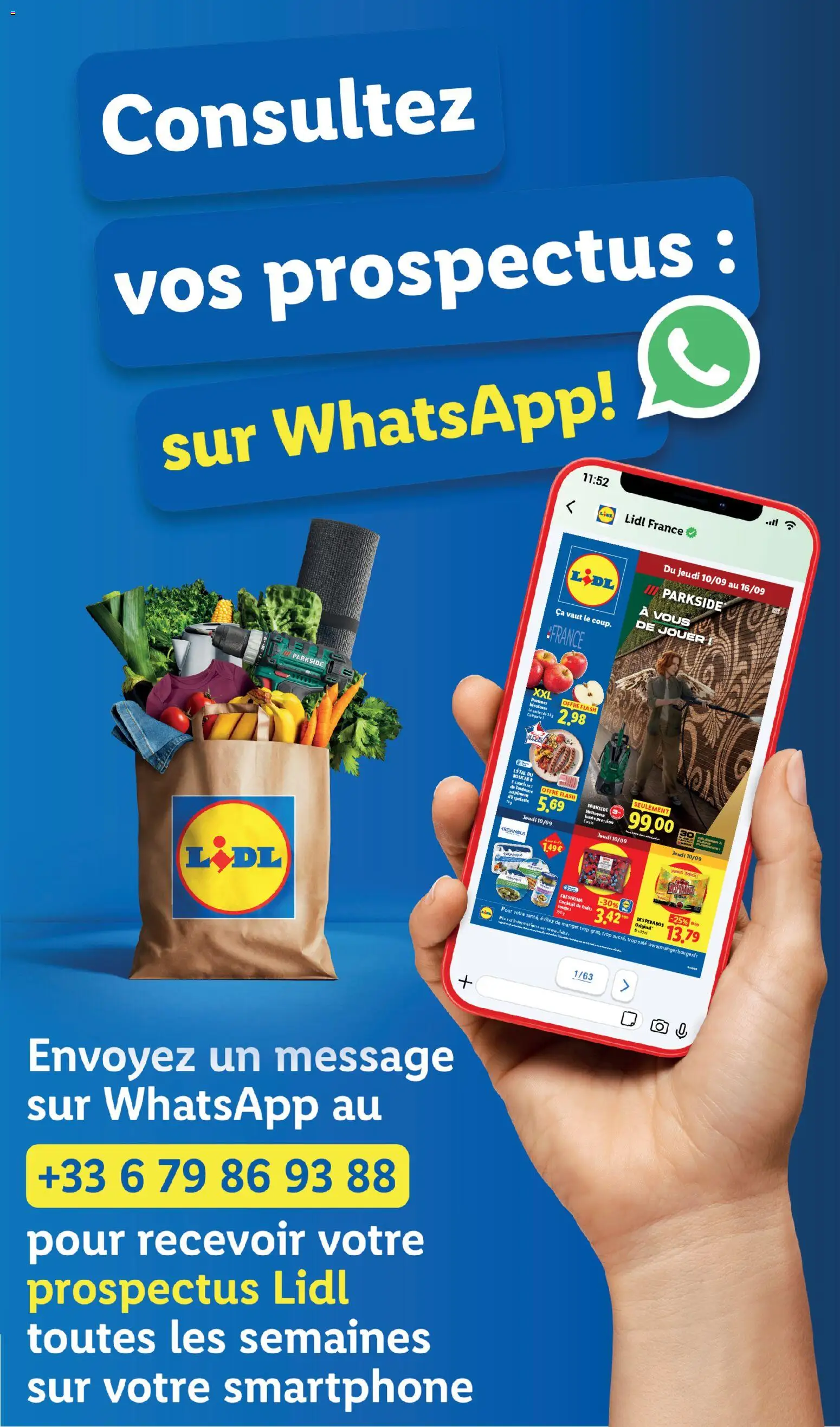 {H1} | Page: 14 | Produits: Smartphone, Boisson, Boisson lactee, Parkside