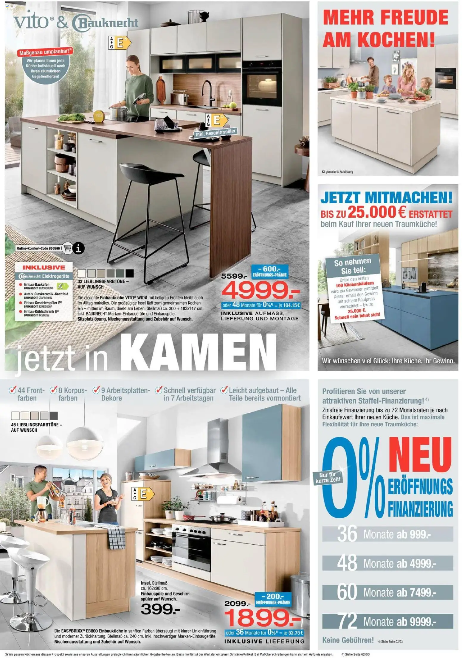 Ostermann Neueröffnung Kamen – gültig ab 02.10.2026 | Seite: 11 | Produkte: Geschirrspüler, Einbauküche, Küche, Kuchen