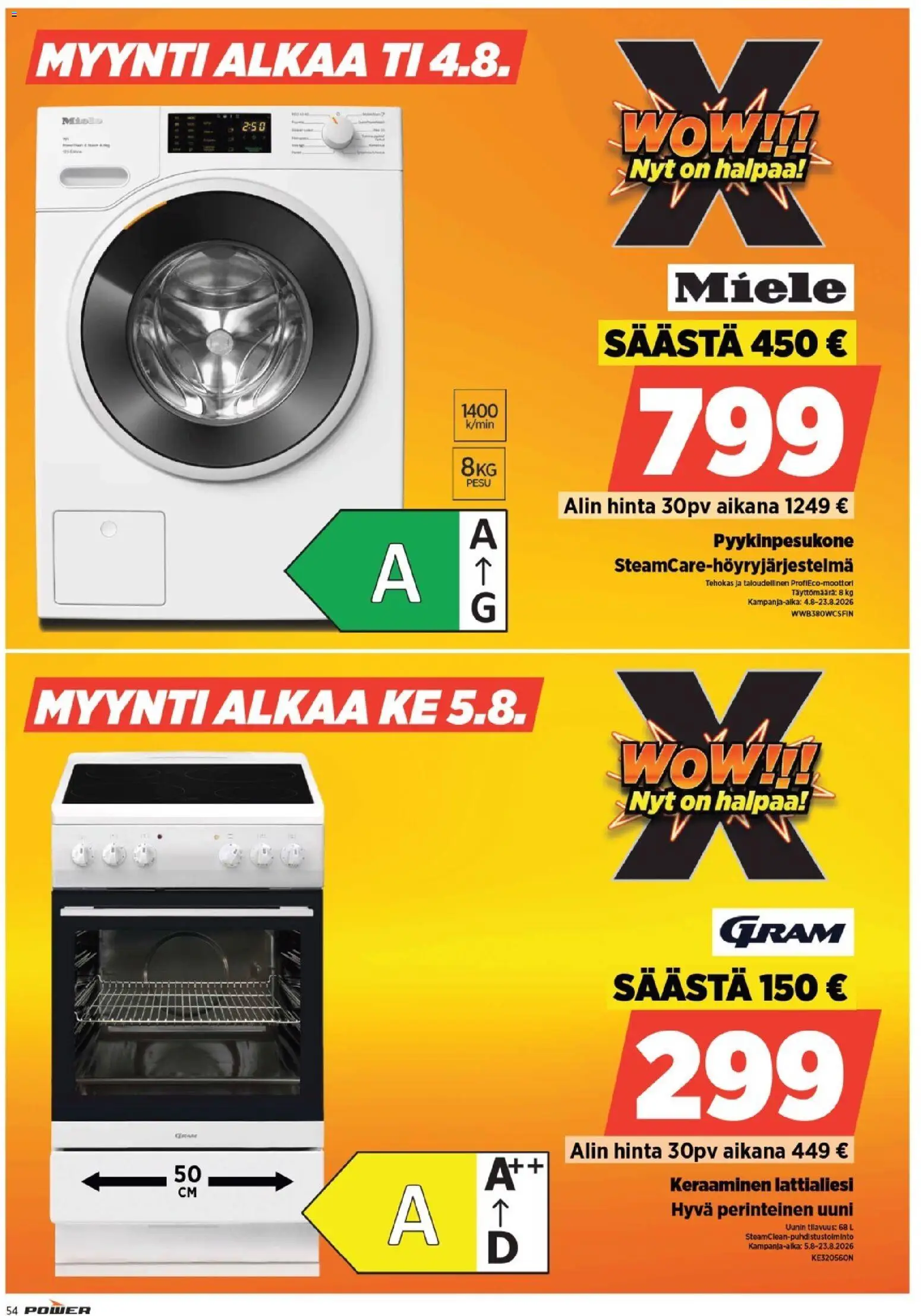 Power tarjoukset – voimassa 03/08/2026 alkaen | Sivu: 54