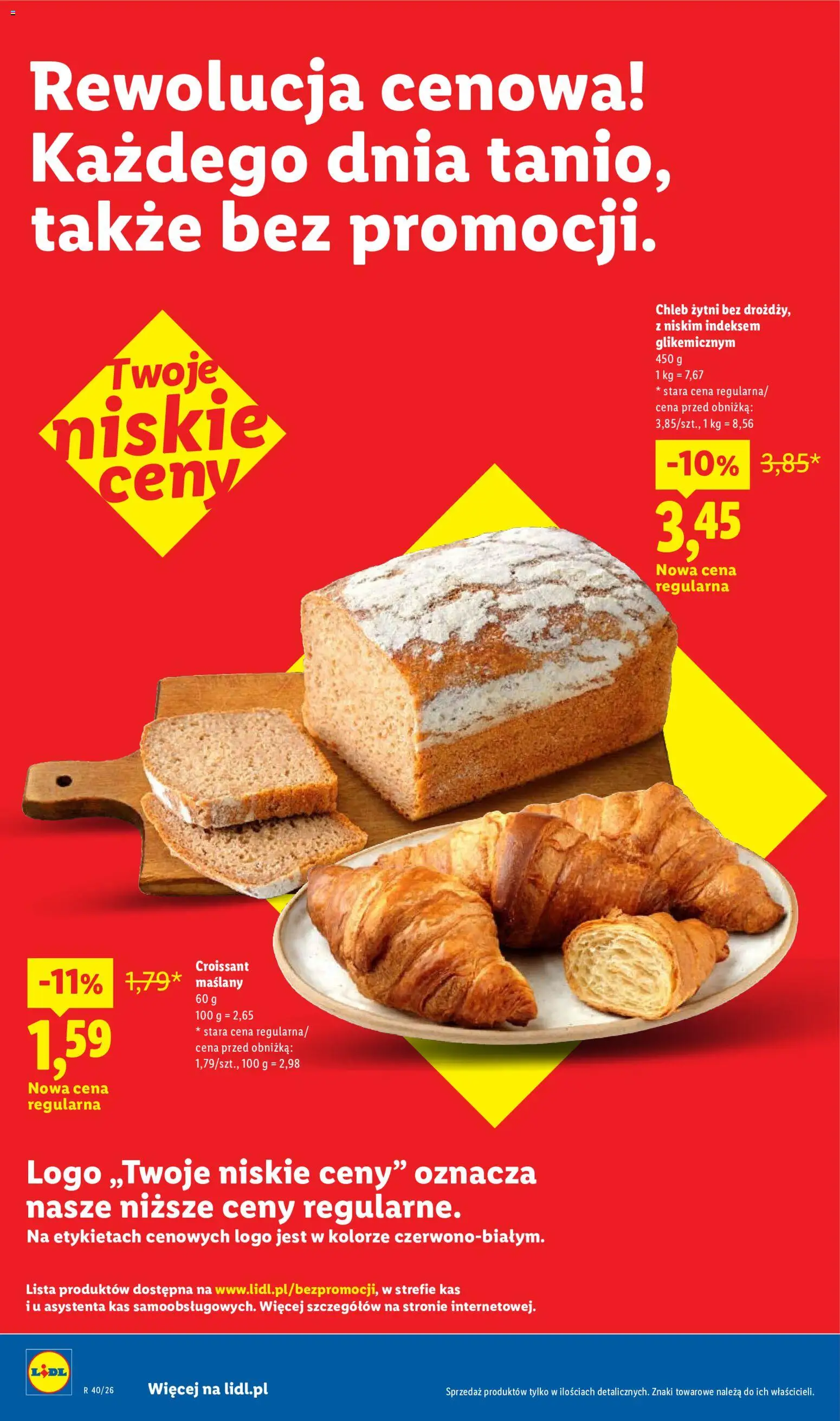 Lidl Polsko leták od 01.10.2026 | Strana: 38 | Produkty: Chléb, Croissant
