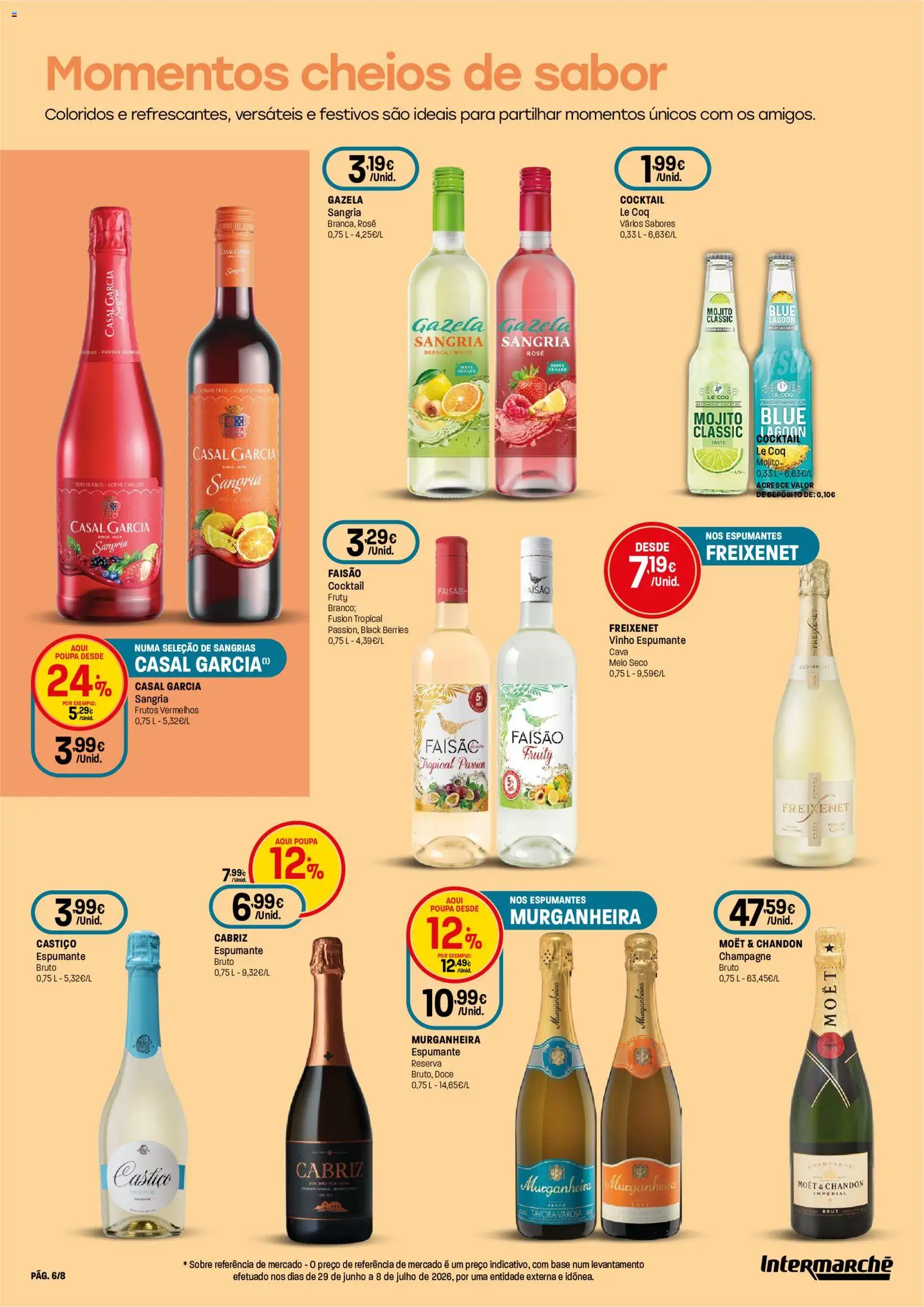 Intermarché - Especial Vinhos e Marisco Contact │ válido de 13/08/2026 | Página: 6 | Produtos: Vinho espumante, Base, Champagne, Vinho