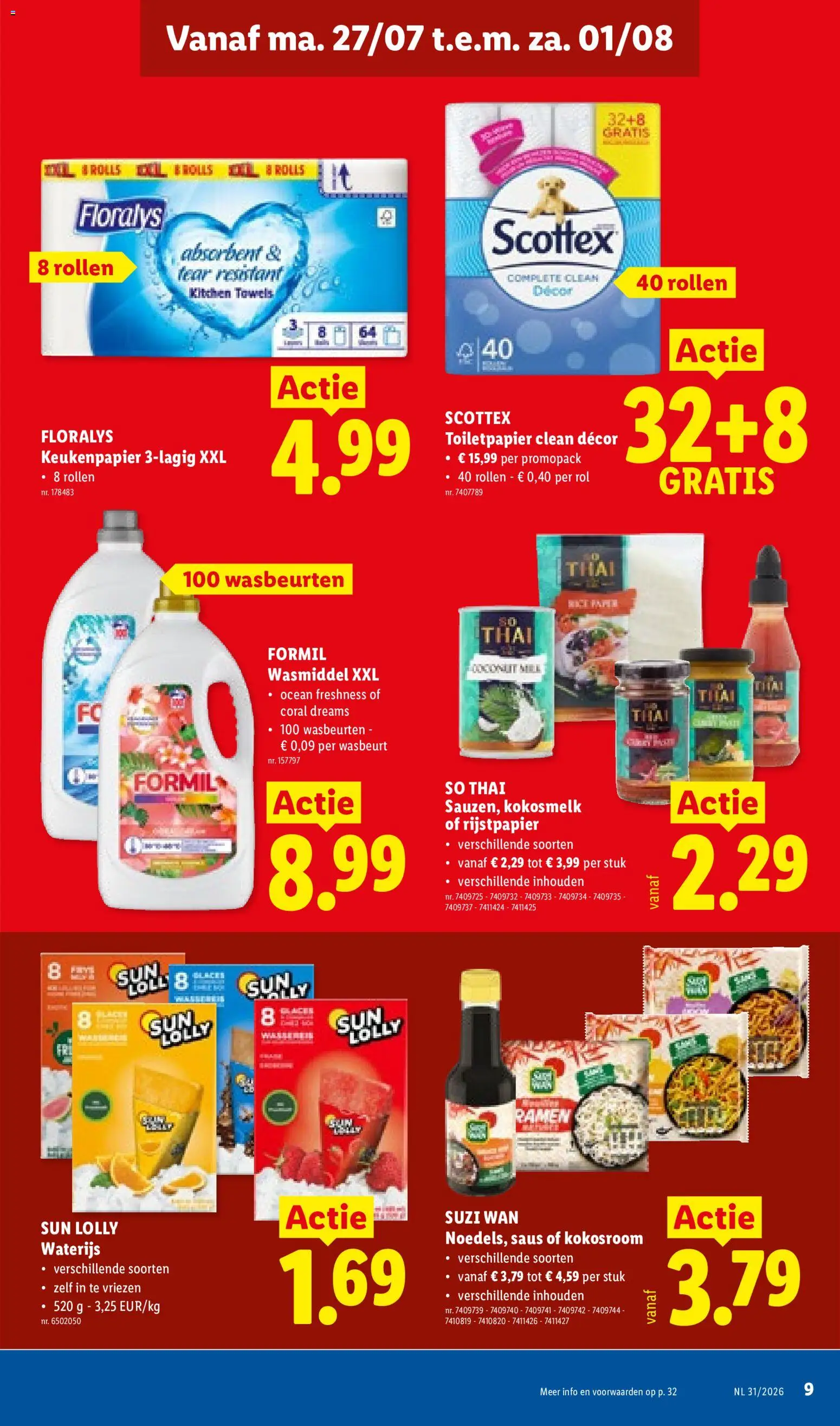 {H1} | Pagina: 9 | Producten: Saus, Toilet, Wasmiddel, Keukenpapier