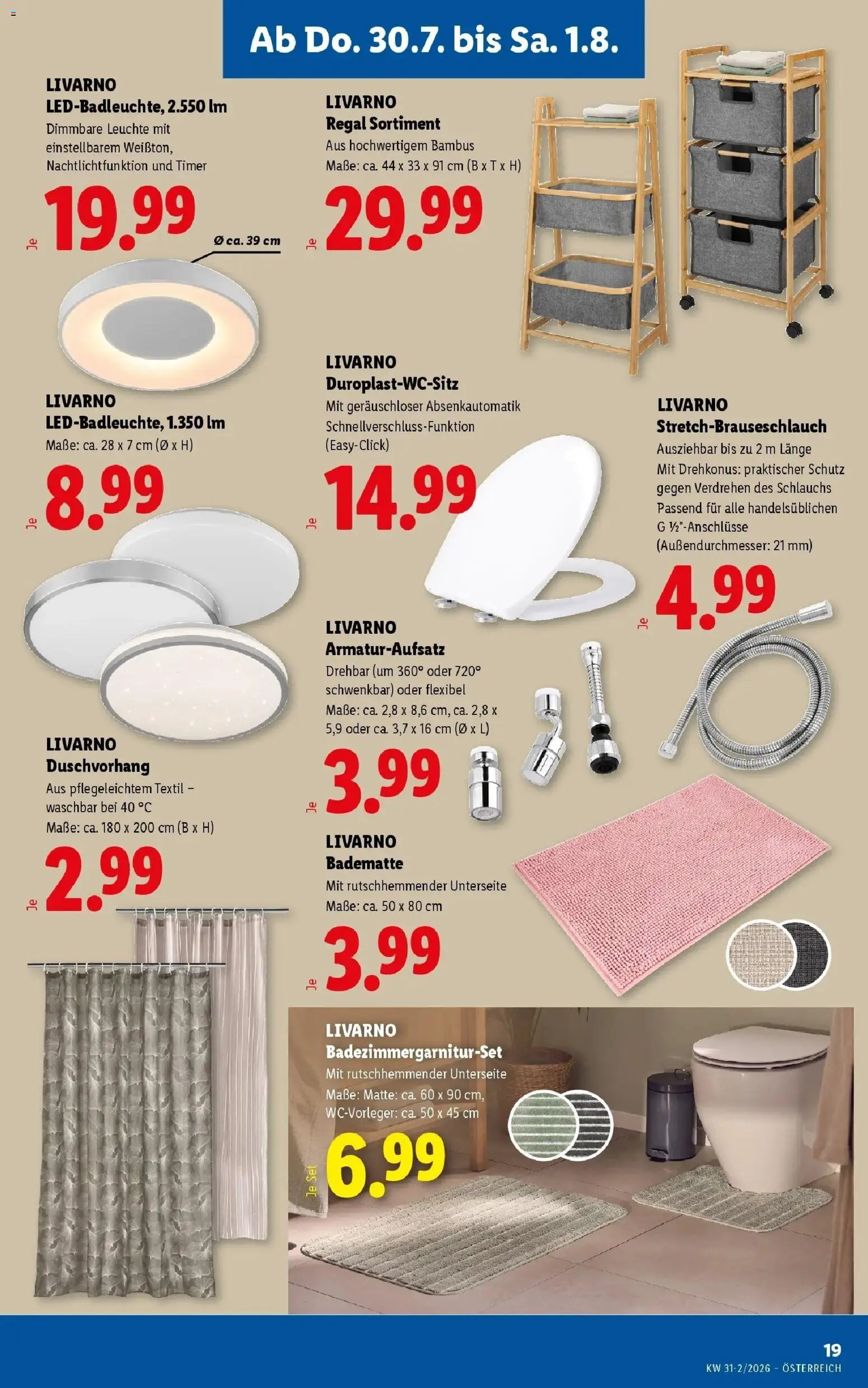 Lidl Flugblatt - Jenbach, Eferding, Dornbirn gültig ab 30.07.2026 | Seite: 23 | Produkte: Hose, Regal