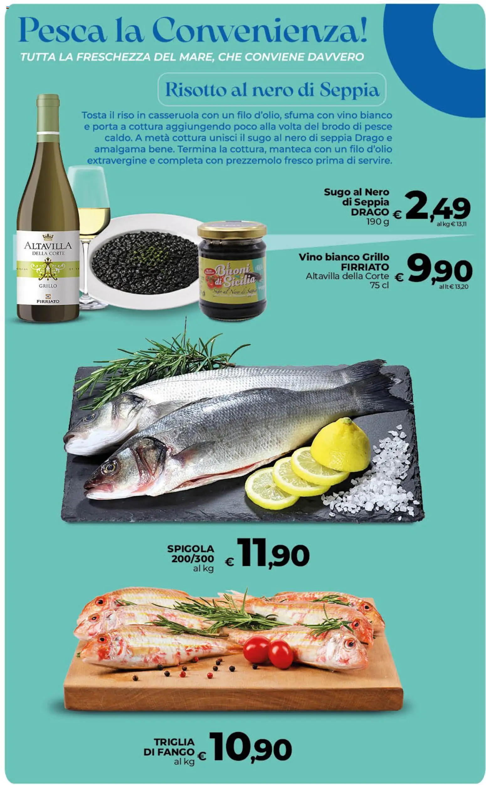 Volantino Ipercoop del 23/10/2026 | Pagina: 20 | Prodotti: Porta, Pesce, Vino, Pesca