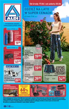 Náhled letáku Aldi Polsko leták - Ostatnie sztuki w wybranych sklepach od 17.06.2026