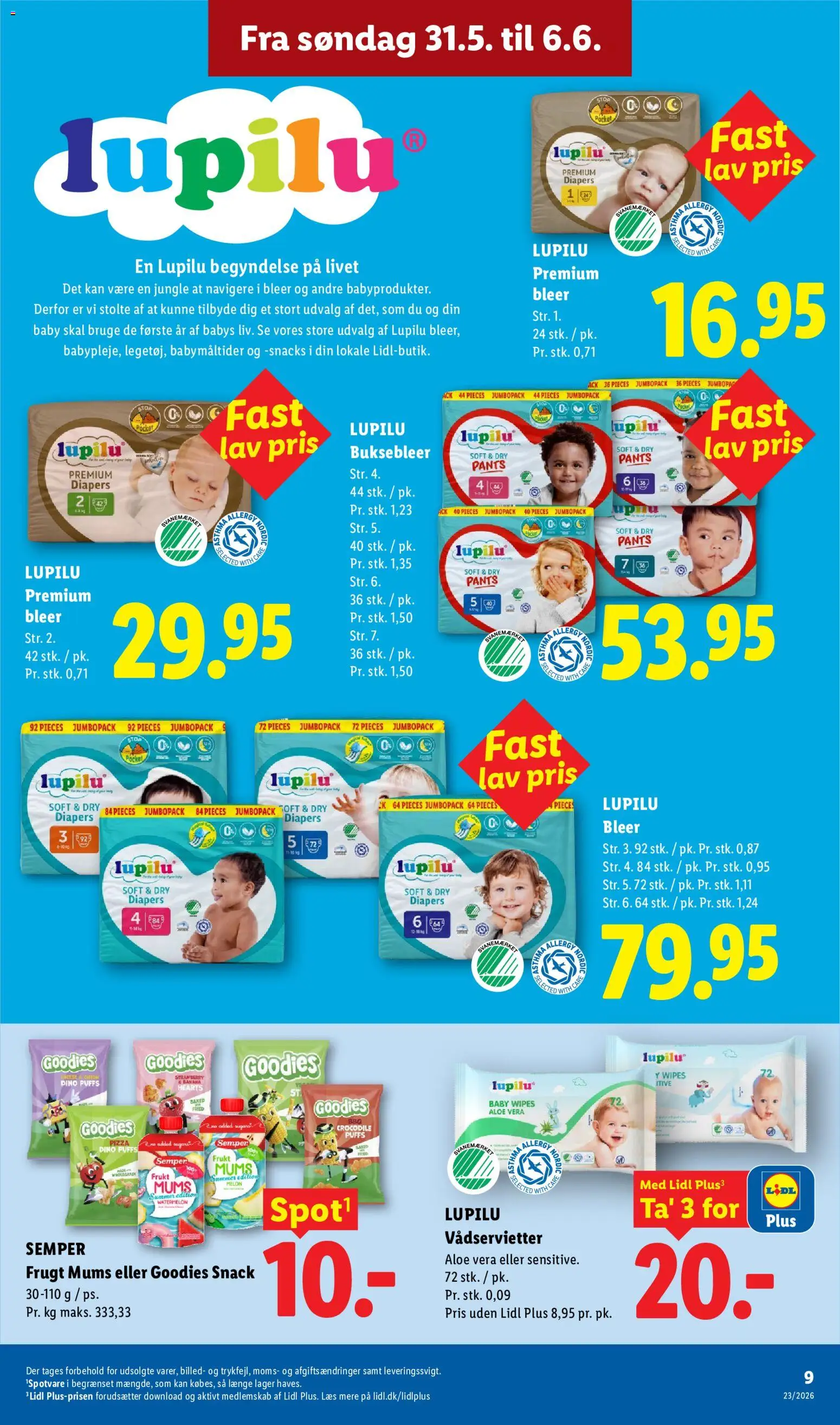 Lidl tilbudsavis – gyldig fra 31.05.2026 | Side: 13 | Produkter: Pizza, Søm